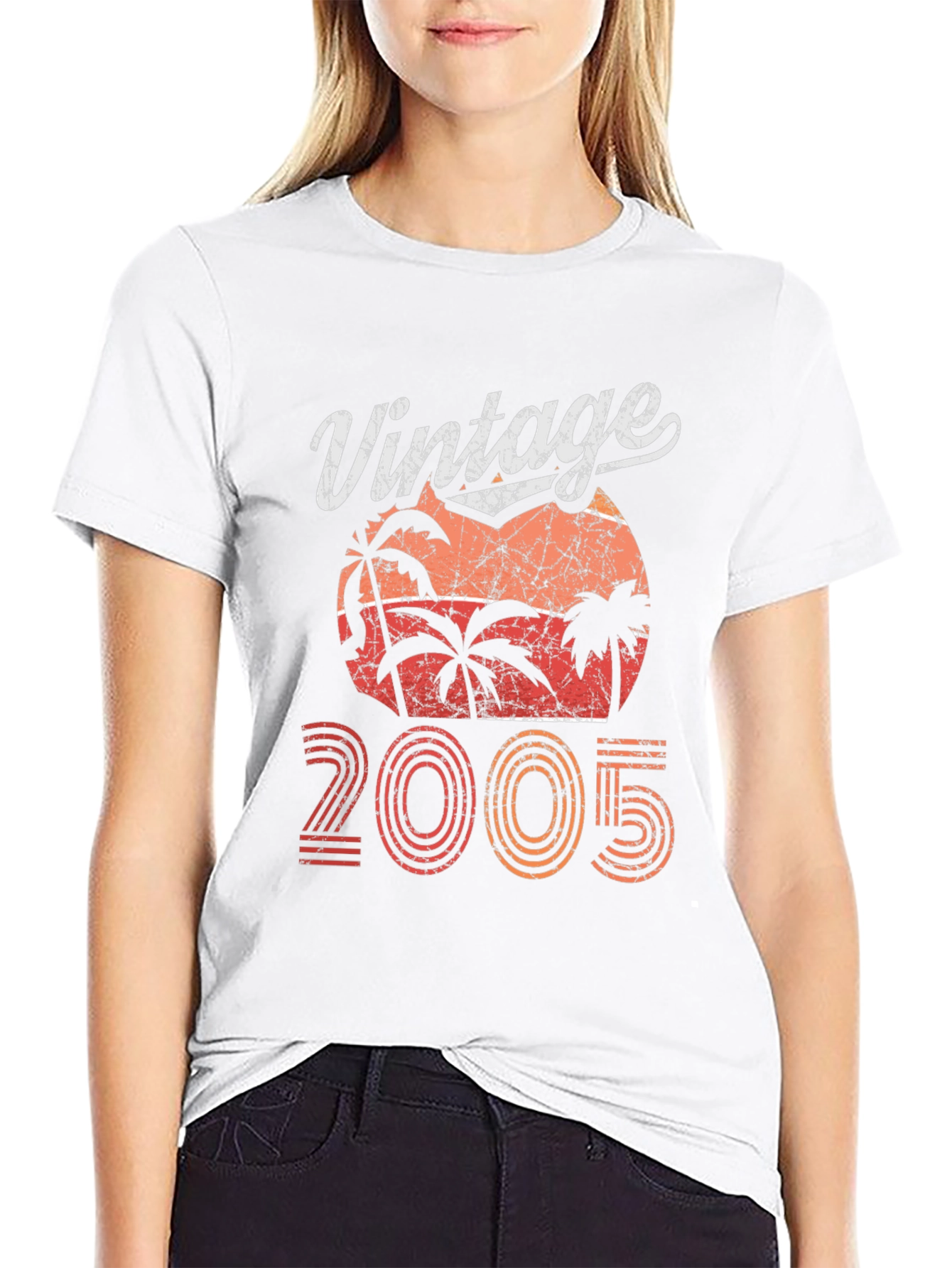 Black Vintage 2005 Palm Tree T-Shirt view 9