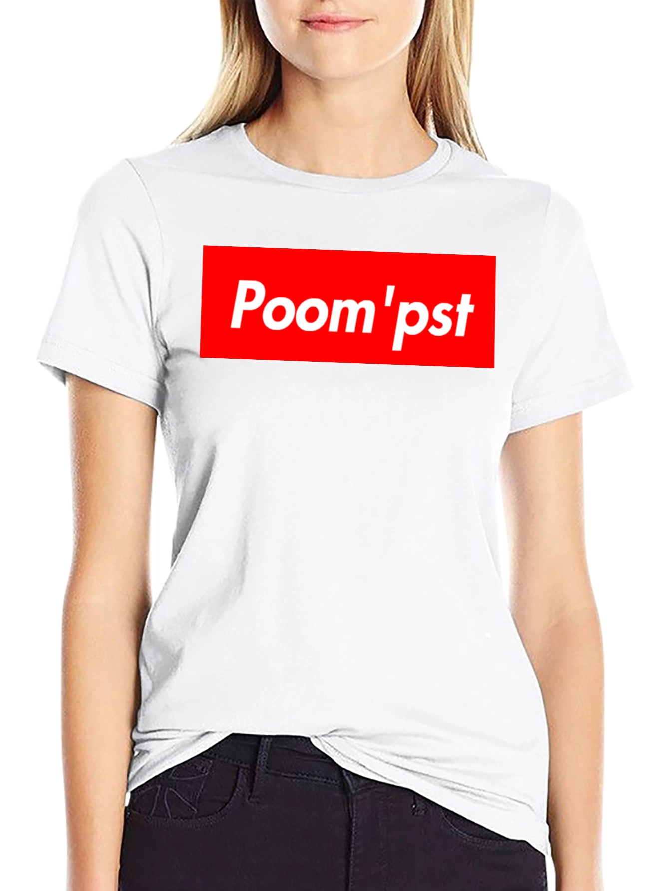 Black Poom'pst Graphic Tee - Bold Statement Style view 9