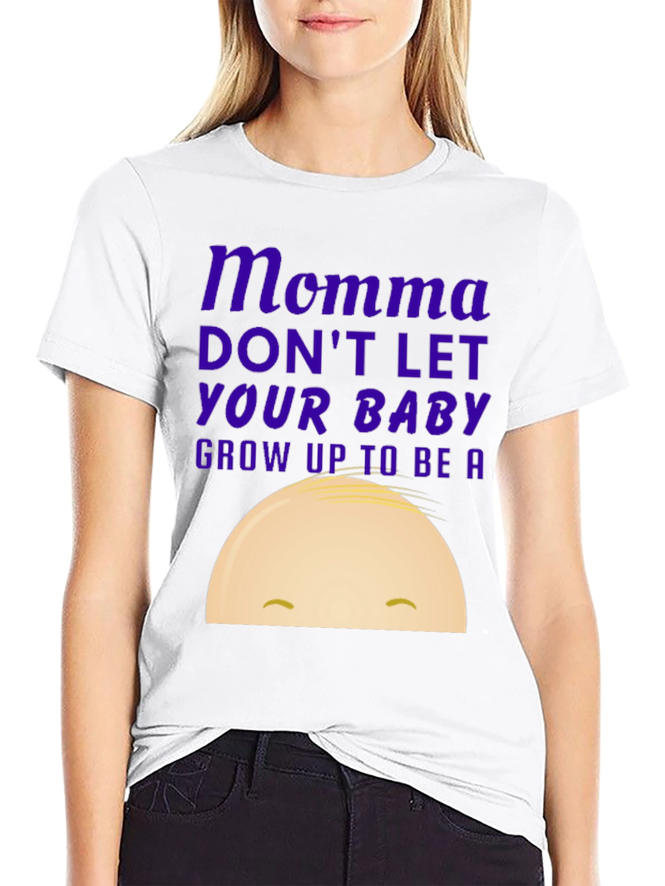 Black Momma Don't Let Your Baby T-Shirt view 9