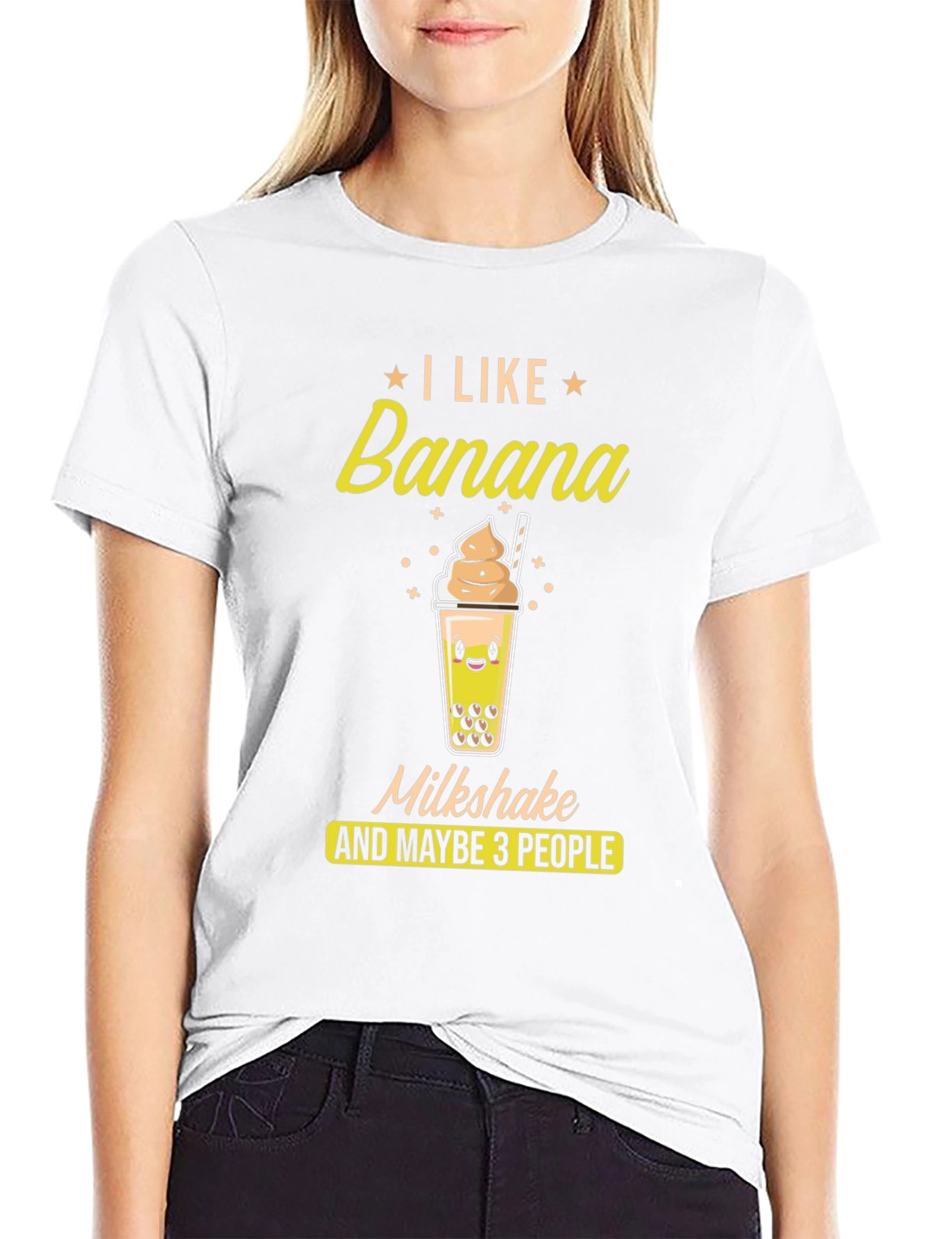 Black Banana Milkshake T-Shirt - Funny Graphic Tee view 9