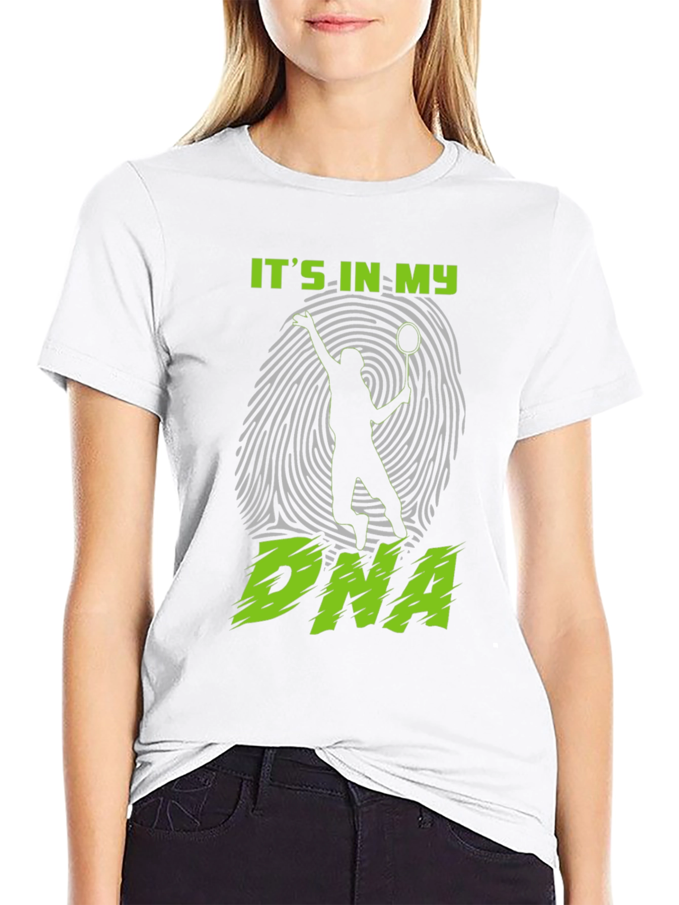 Black Badminton DNA T-Shirt view 9