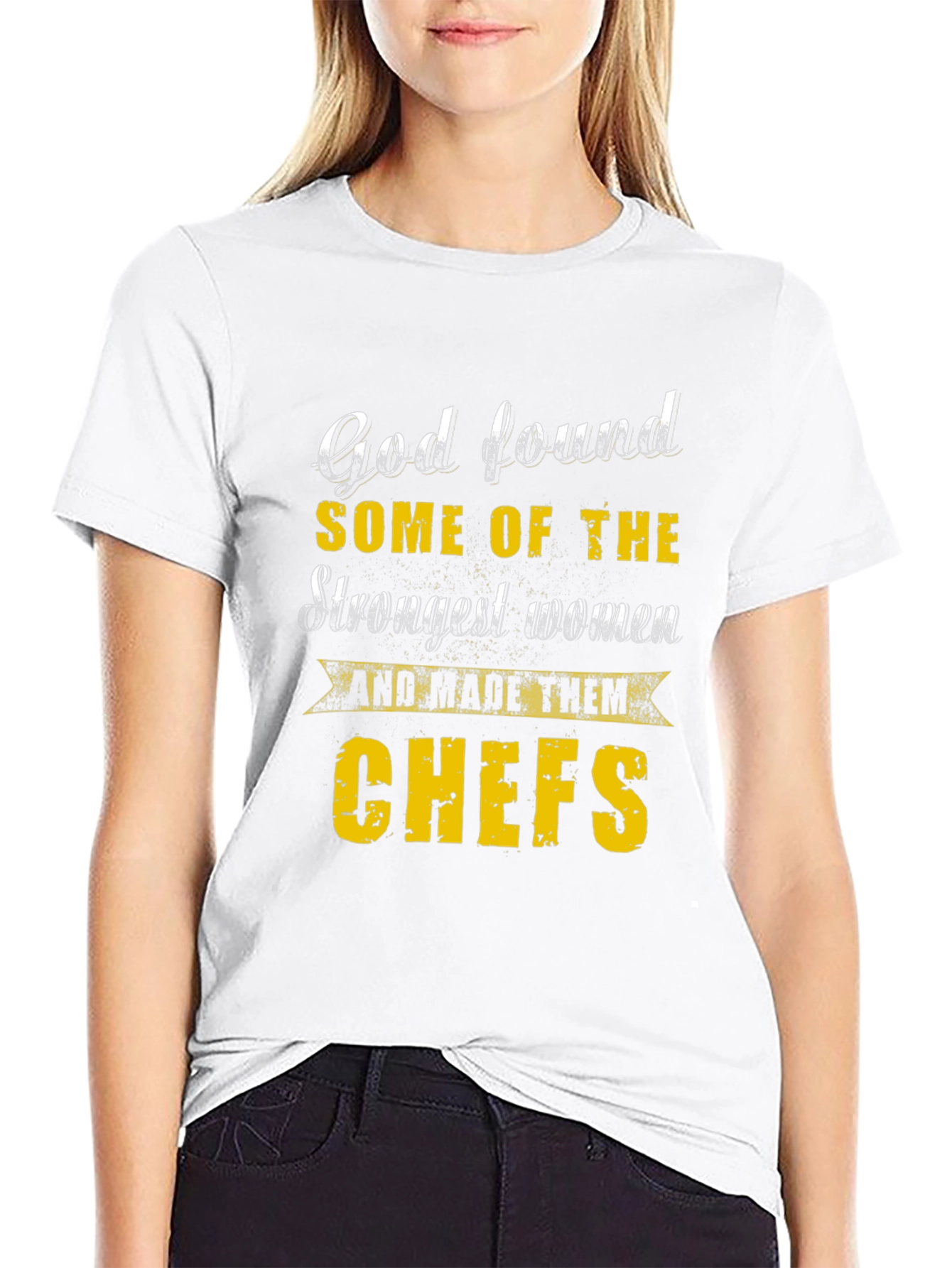 Black God Found The Strongest Women Chefs Graphic T-Shirt view 9