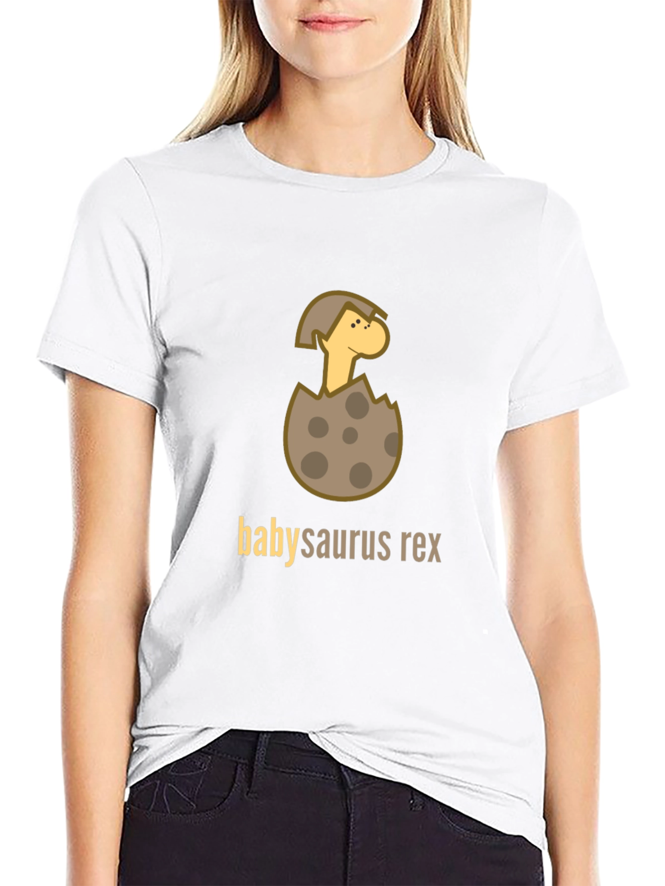 Black Baby Dinosaur Rex T-Shirt view 9