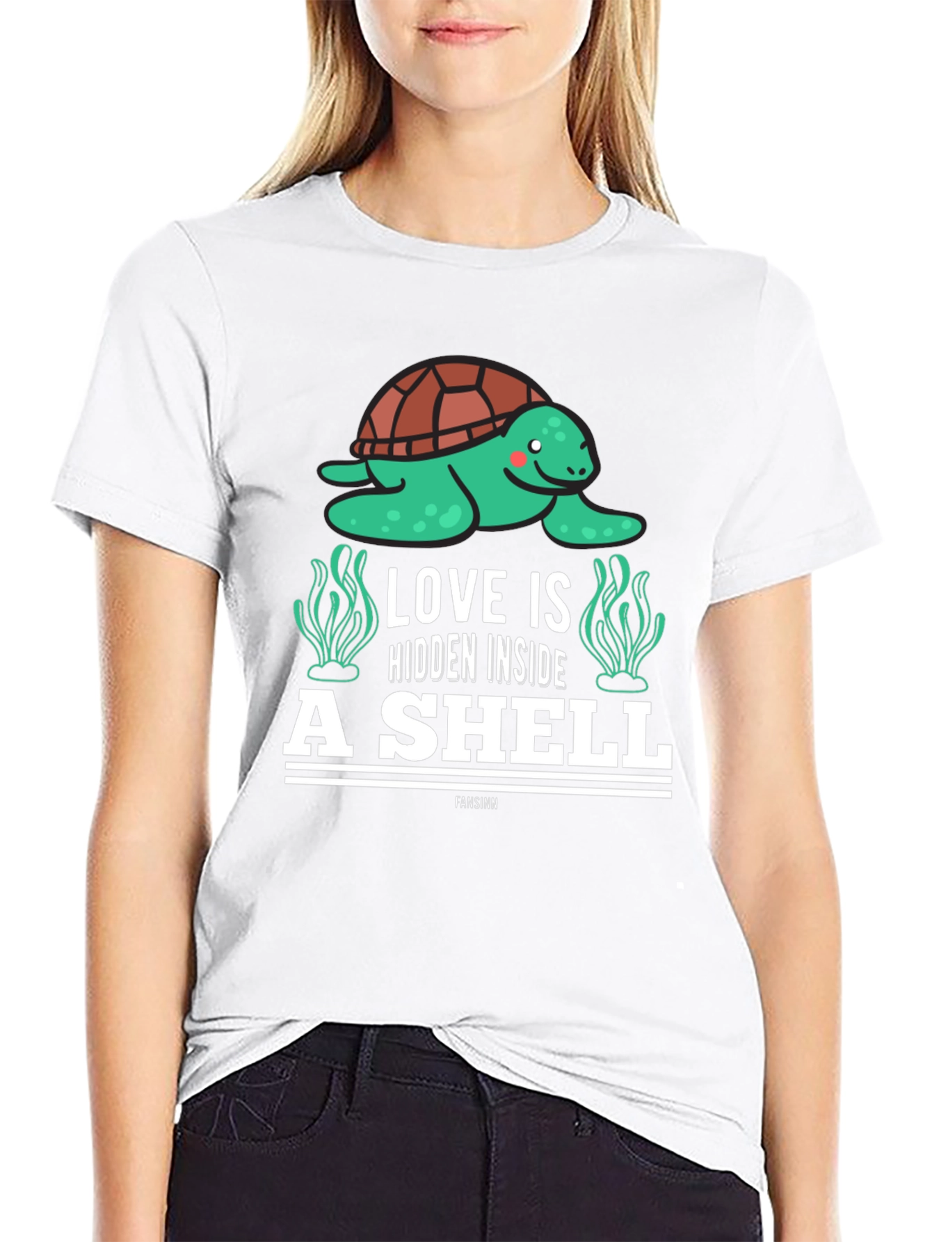 Black Love is Hidden Inside a Shell Black T-Shirt view 9