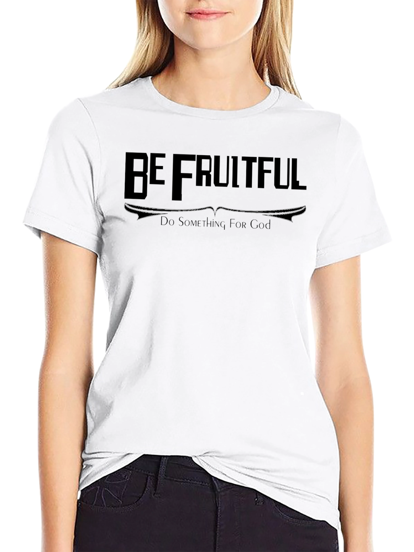 Black Be Fruitful Black T-Shirt view 9