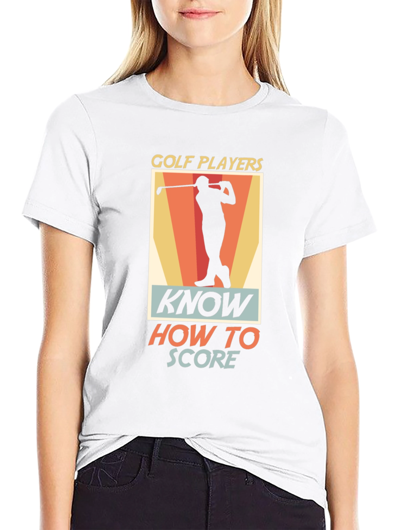 Black Golf Players Know How to Score Graphic T-Shirt view 9