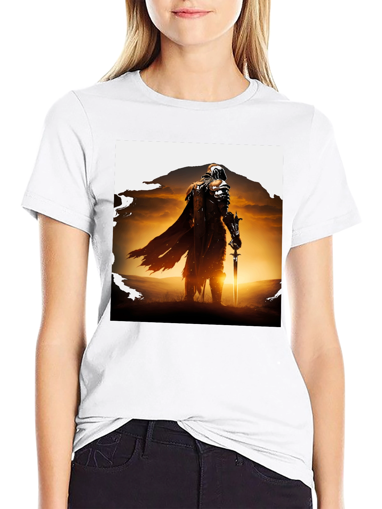 Black Warrior Graphic Tee - Black view 9