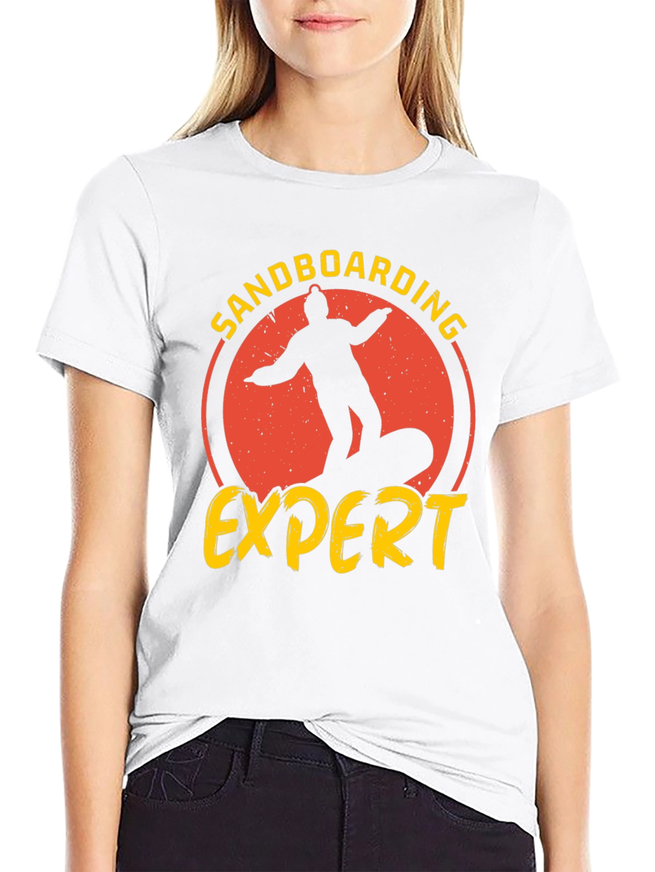 Sandboarding Expert T-Shirt - Cool Graphic Tee - 9