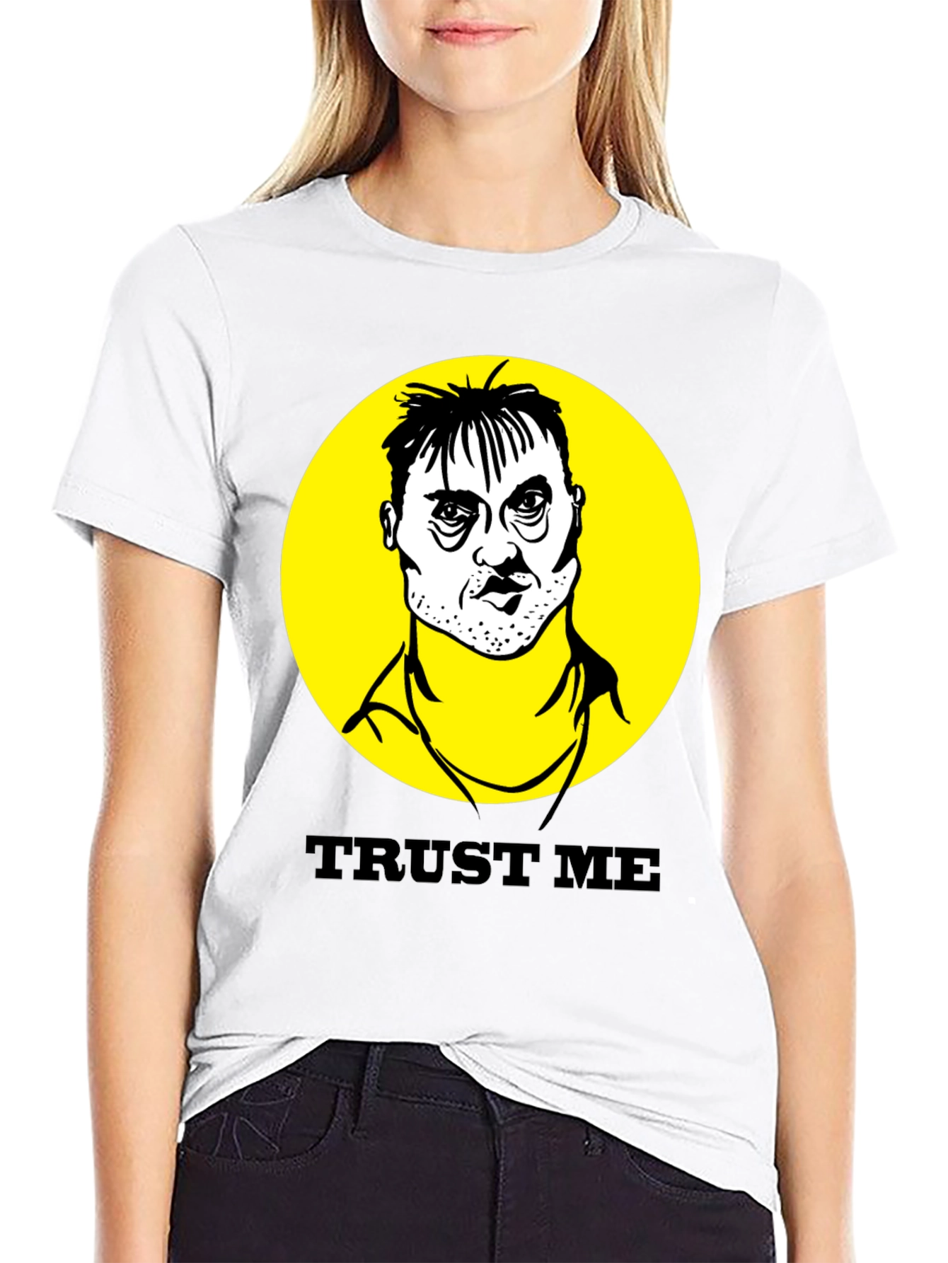Black Trust Me T-Shirt - Adult Humor Tee view 9