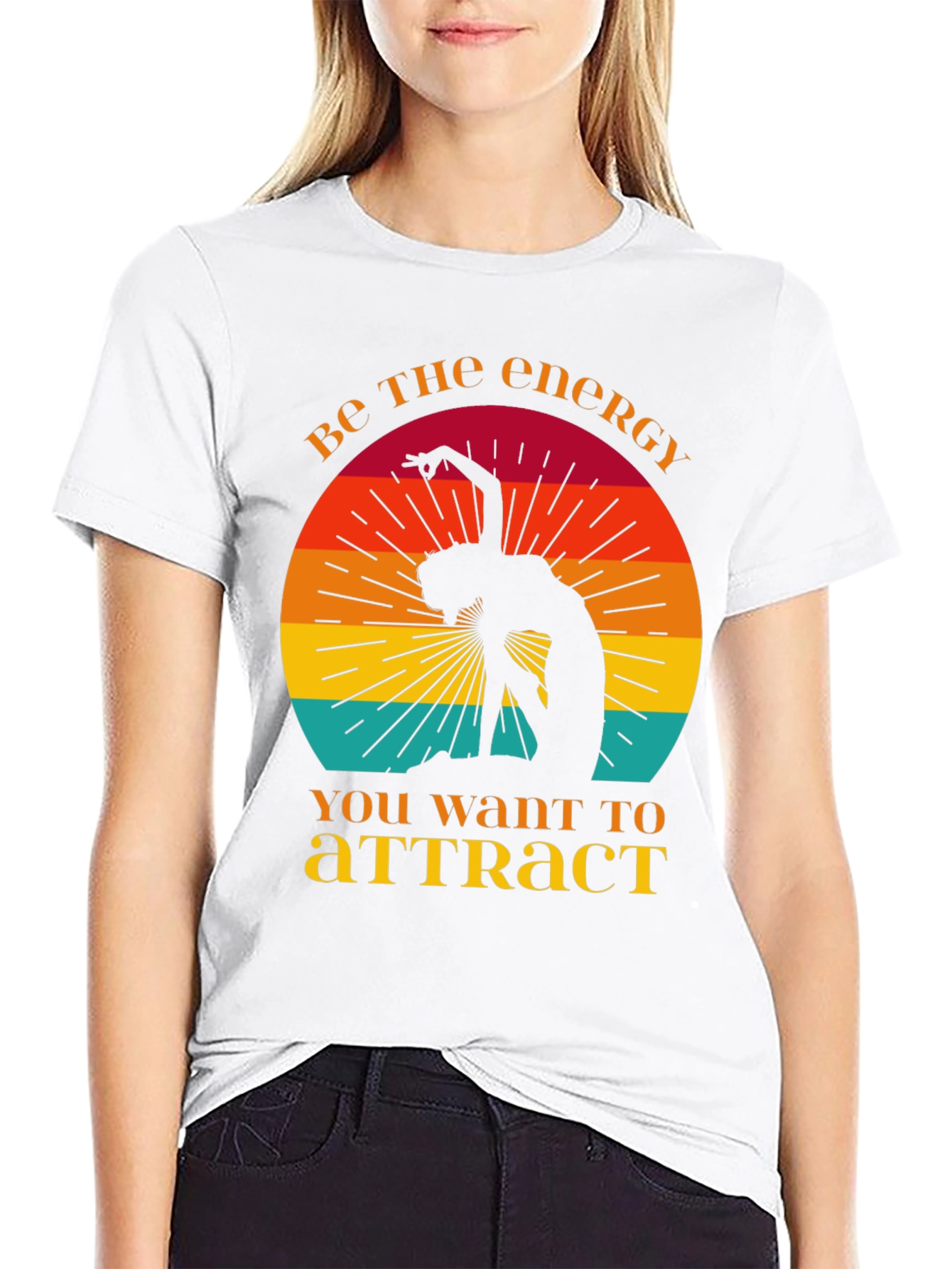 Energy T-Shirt - Retro Yoga Design - 9