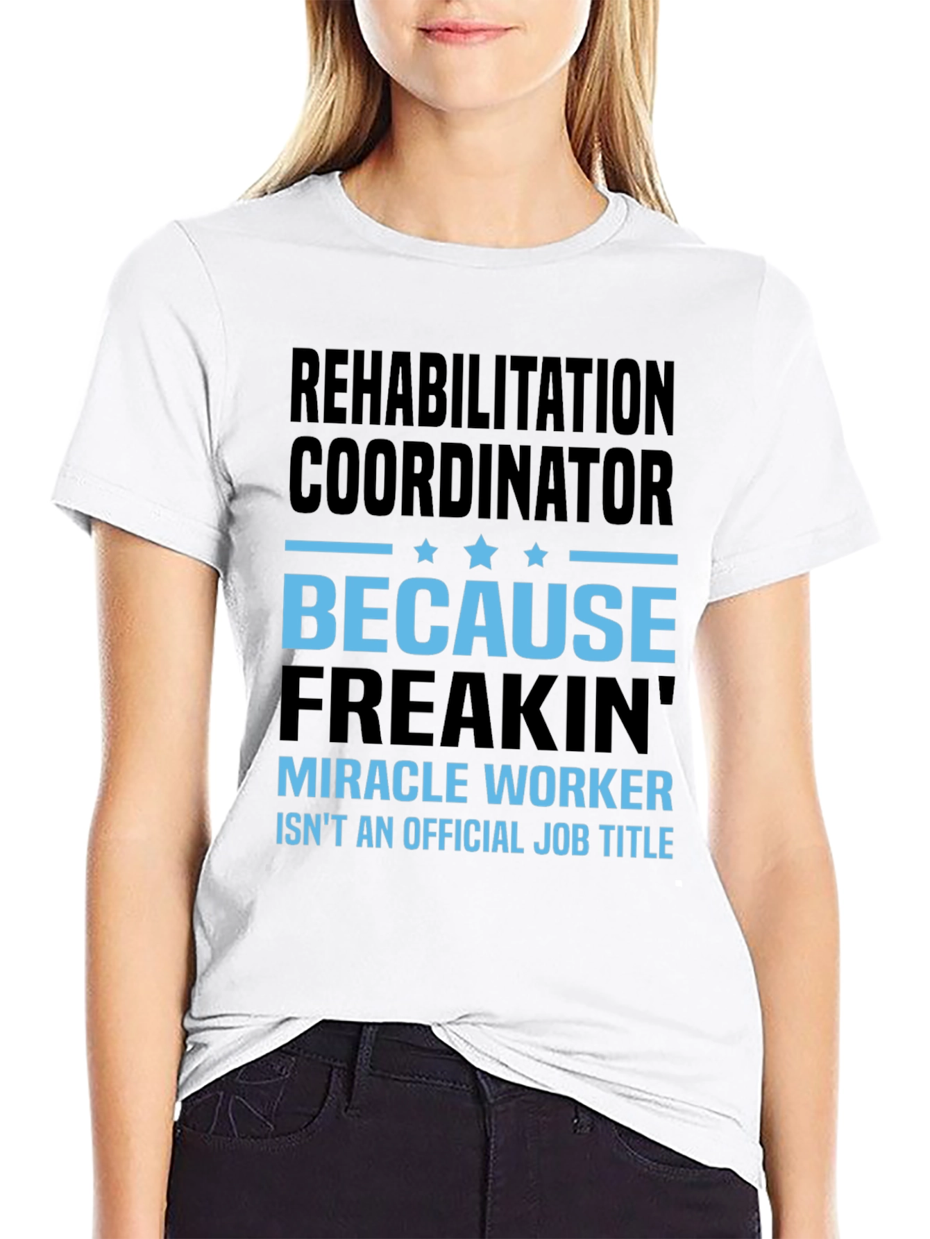 Black Rehabilitation Coordinator T-Shirt view 9