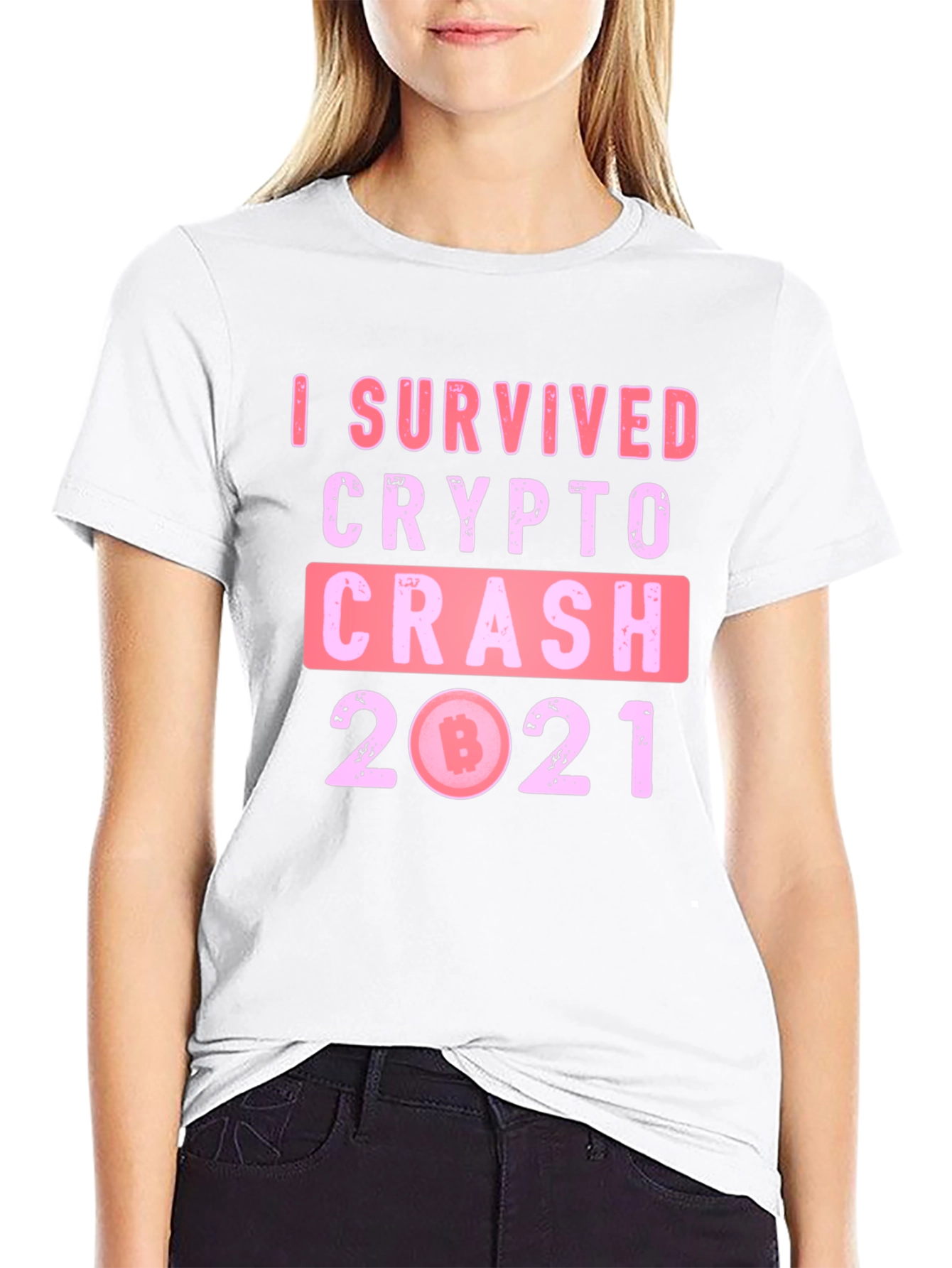 Black Crypto Crash 2021 Survivor Tee view 9