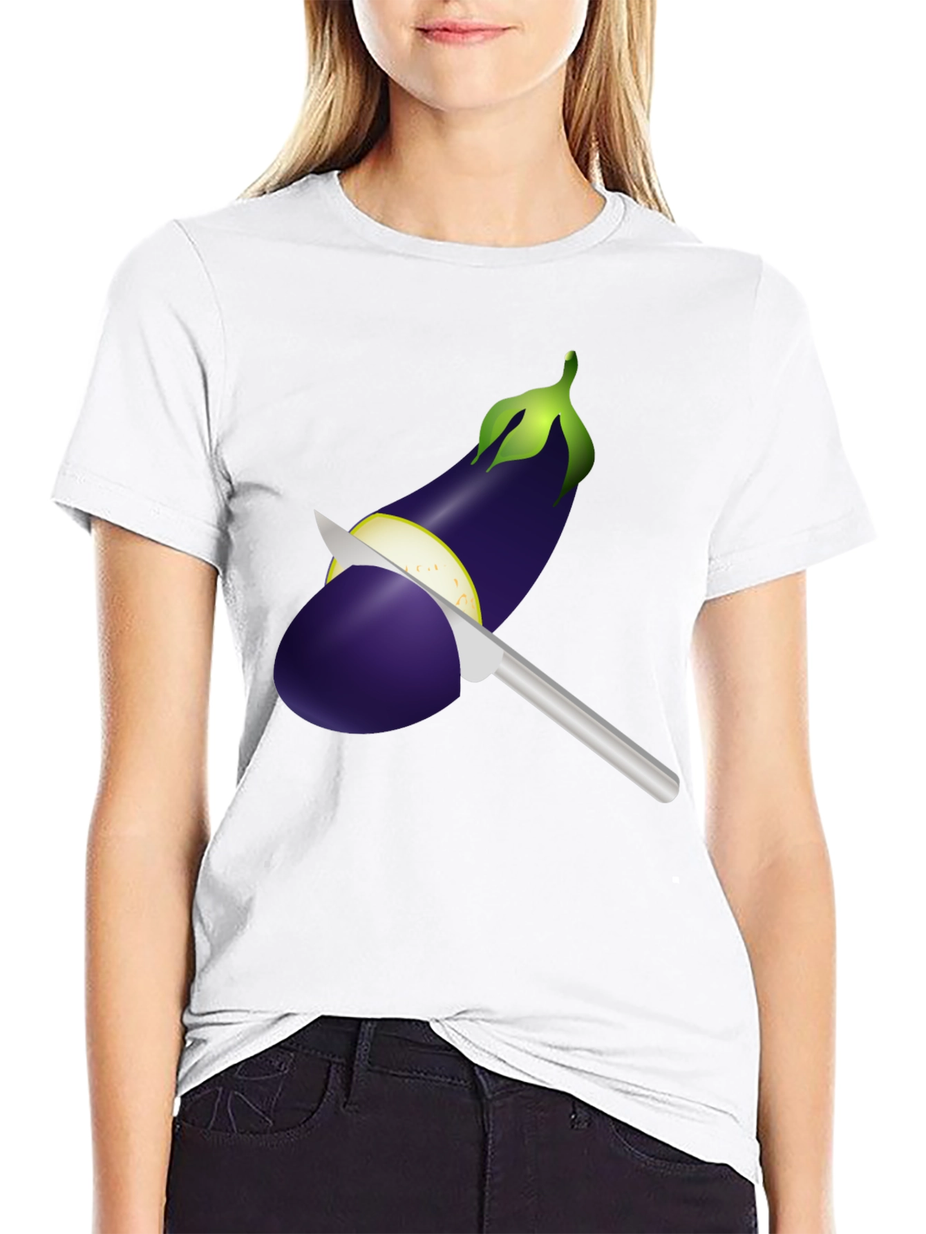 Eggplant Knife T-Shirt - 9