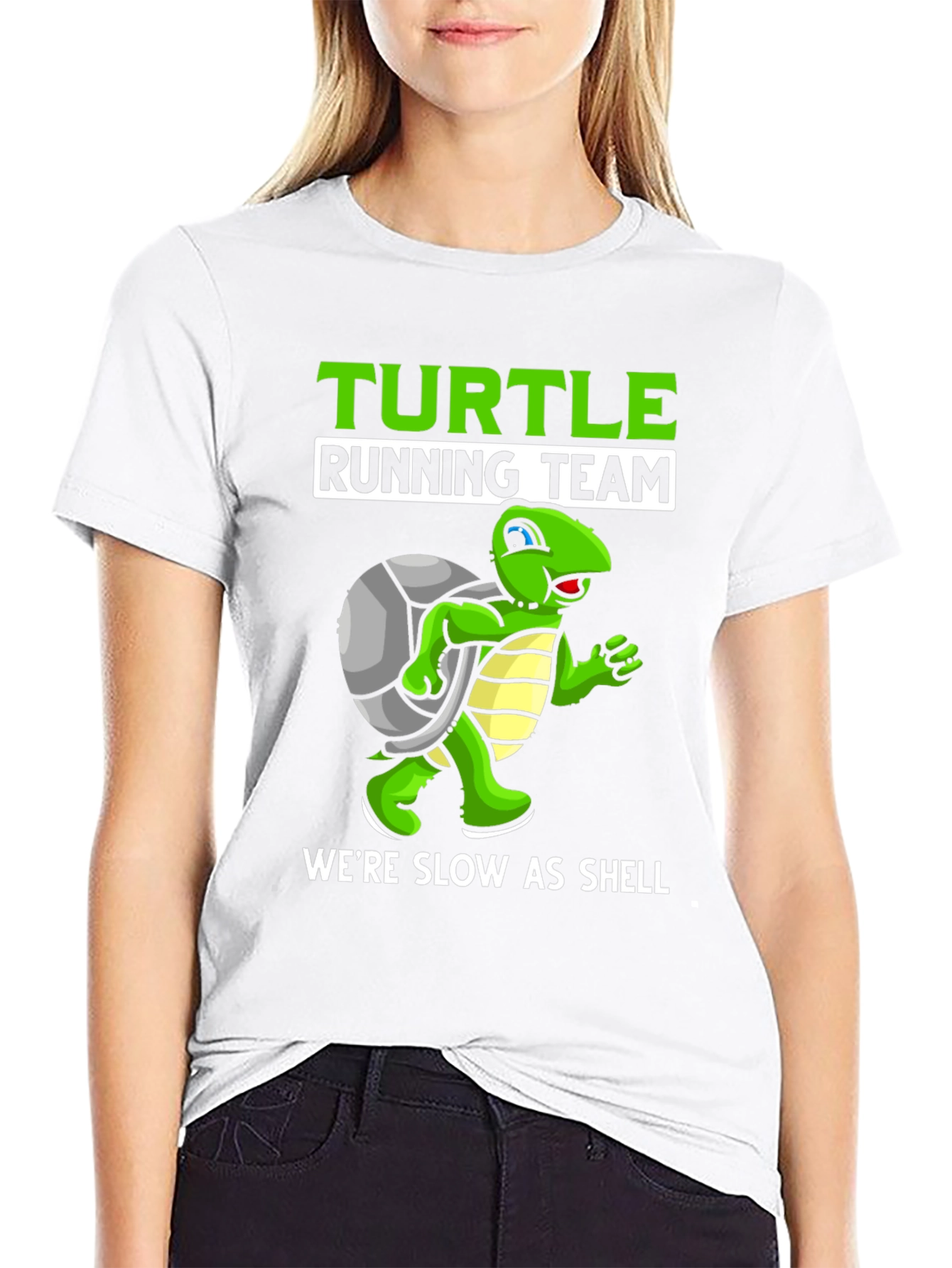 Black Turtle Running Team T-Shirt - Slow as Shell! view 9