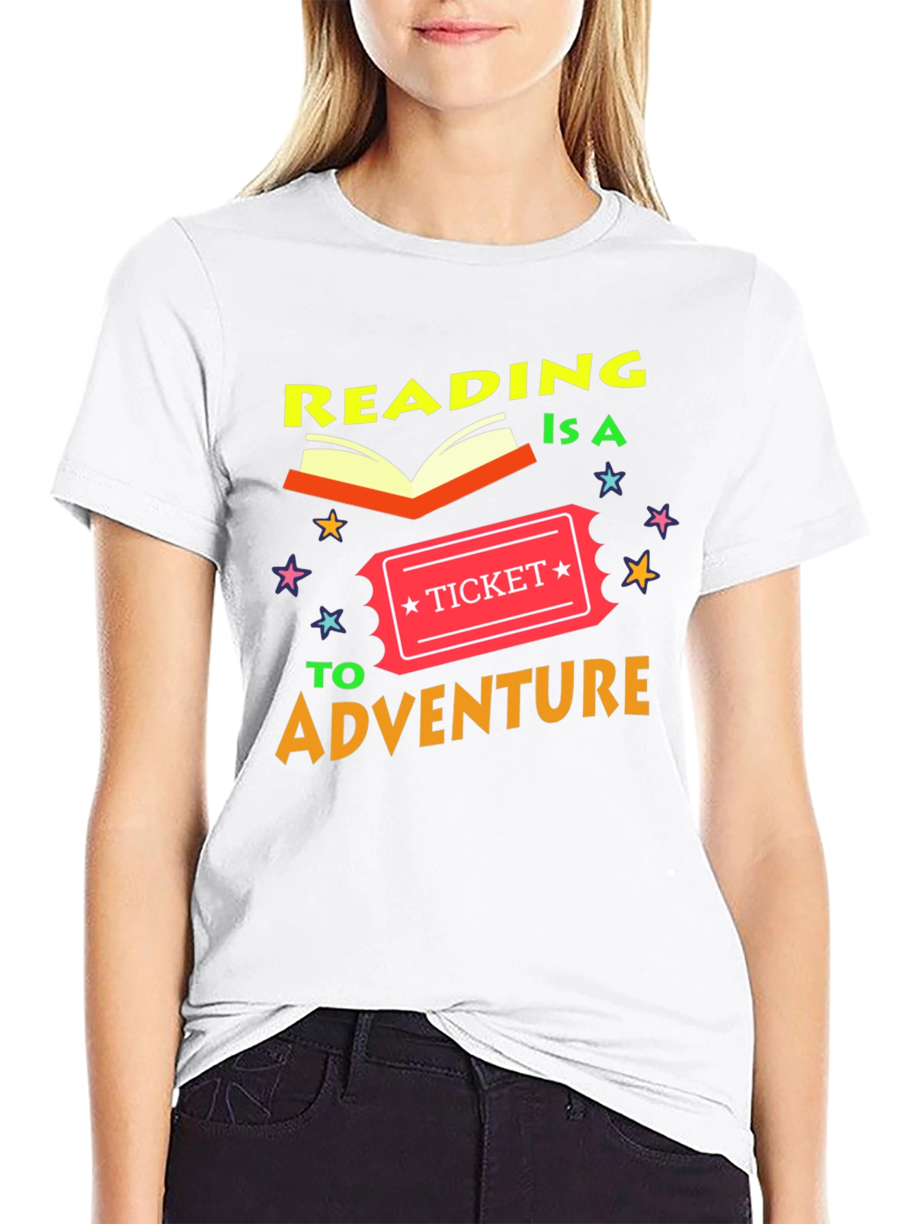 Reading is a Ticket to Adventure T-Shirt - 9