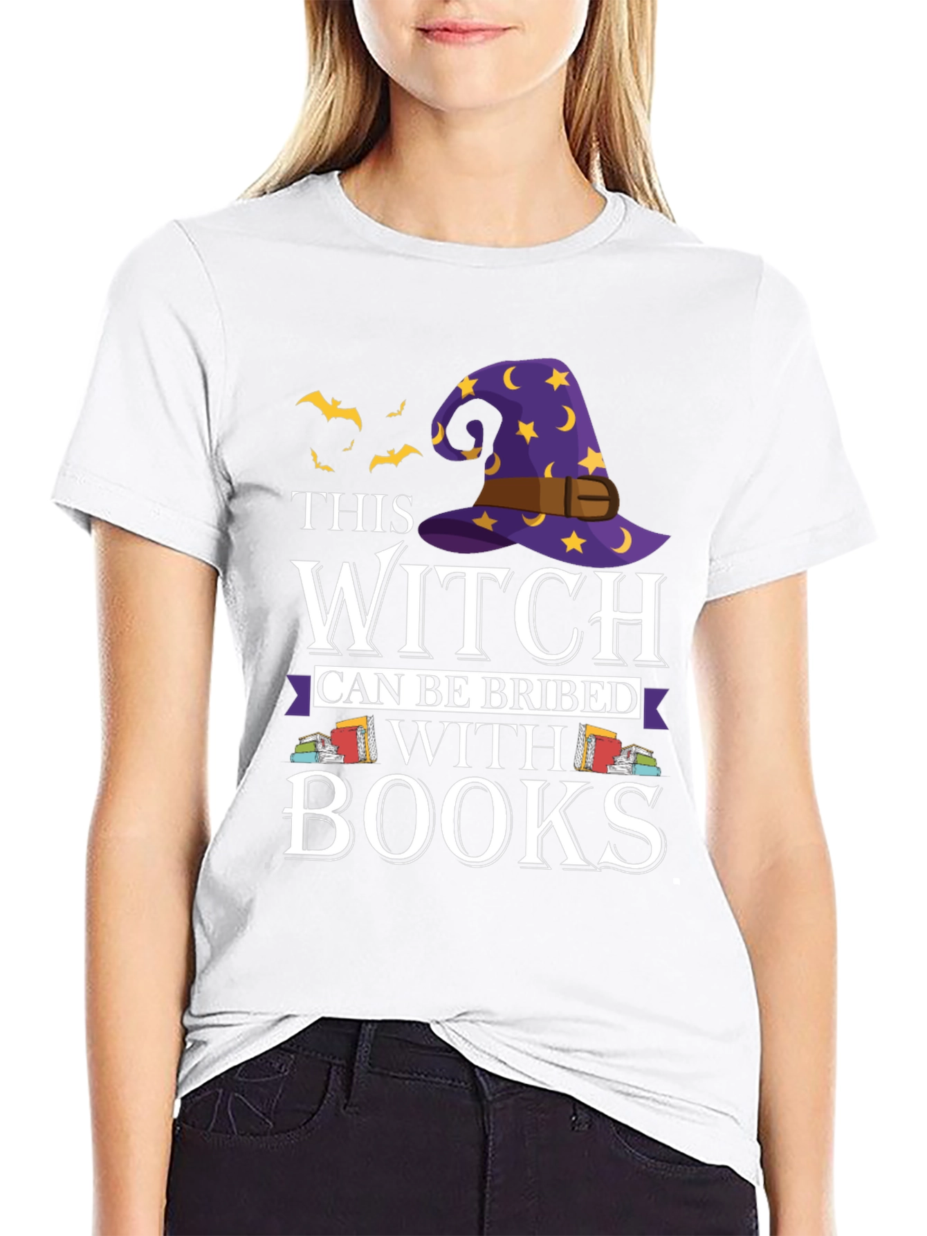 Witch Bribed With Books T-Shirt - 9
