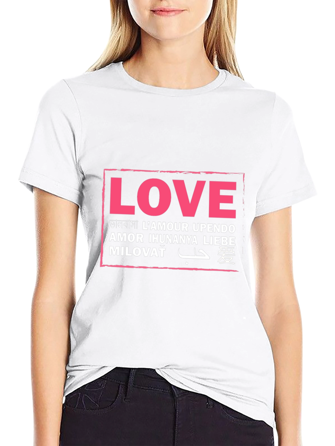 Black Love Around the World T-Shirt view 9