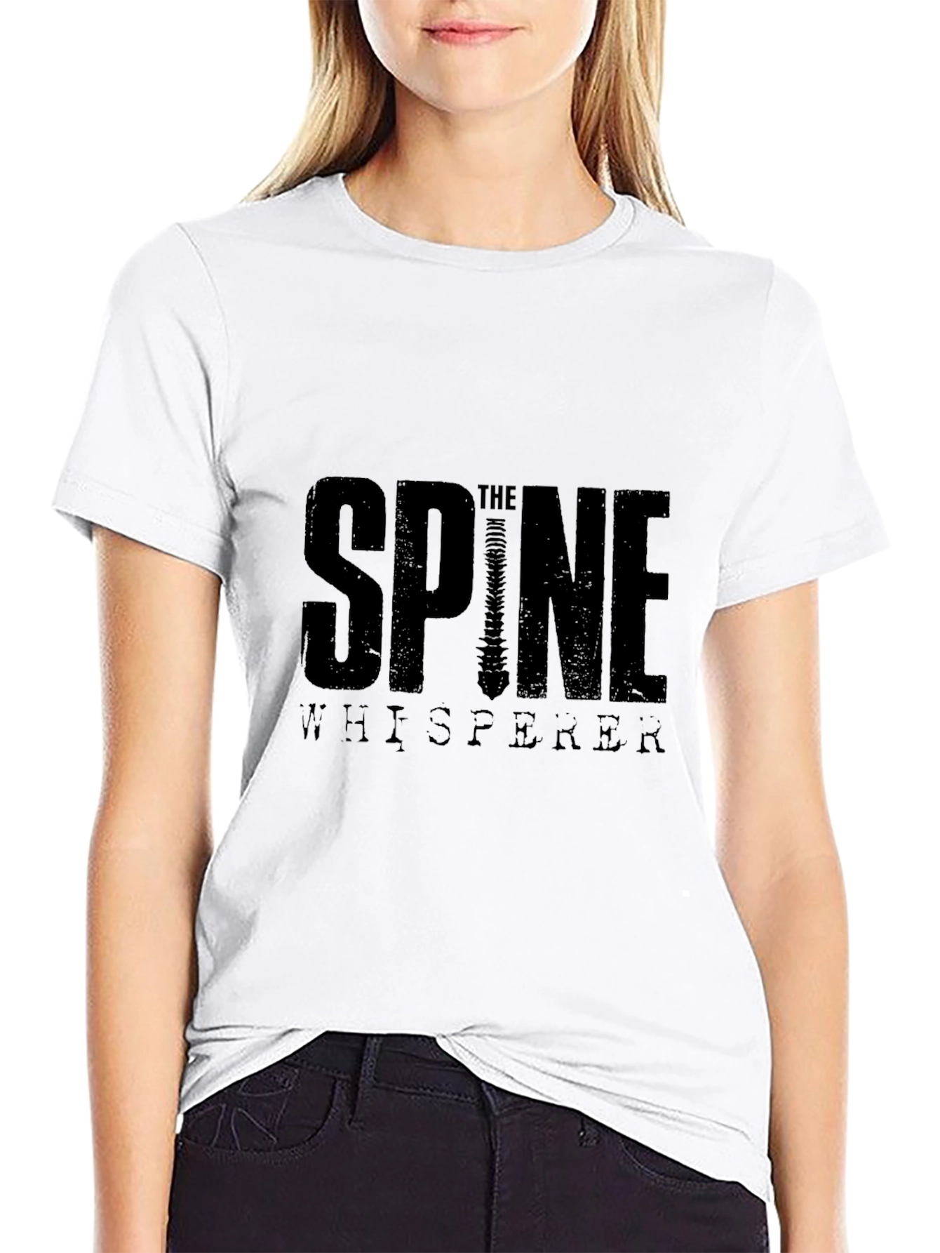 The Spine Whisperer Black T-Shirt - 9