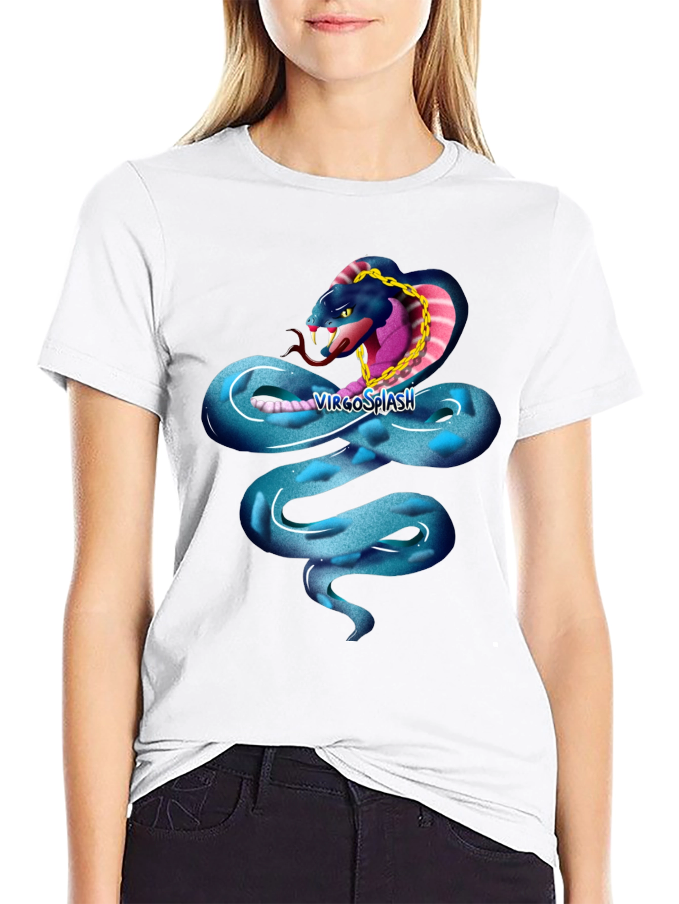 Black Snake T-Shirt - Cool Cobra Design view 9
