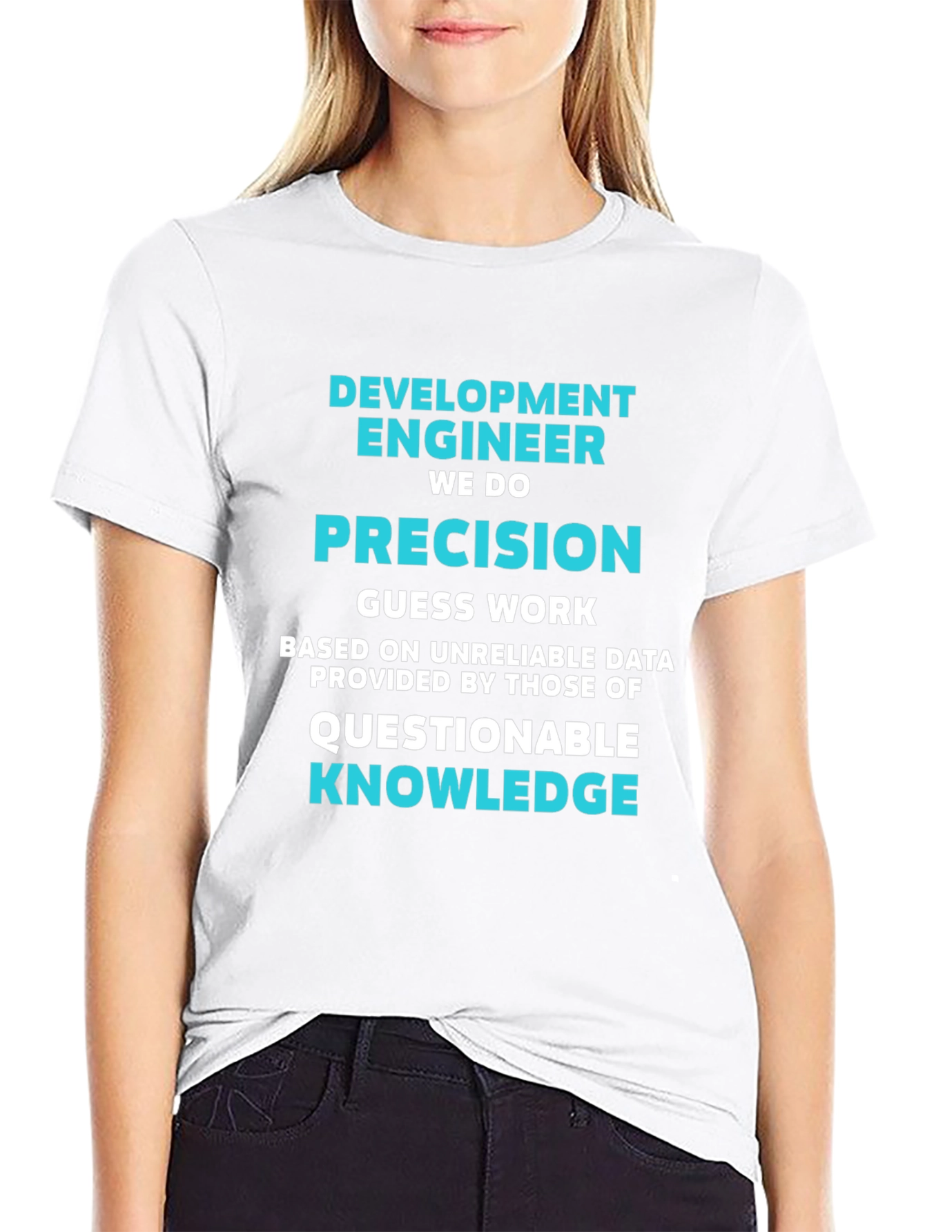 Black Development Engineer Precision Tee view 9