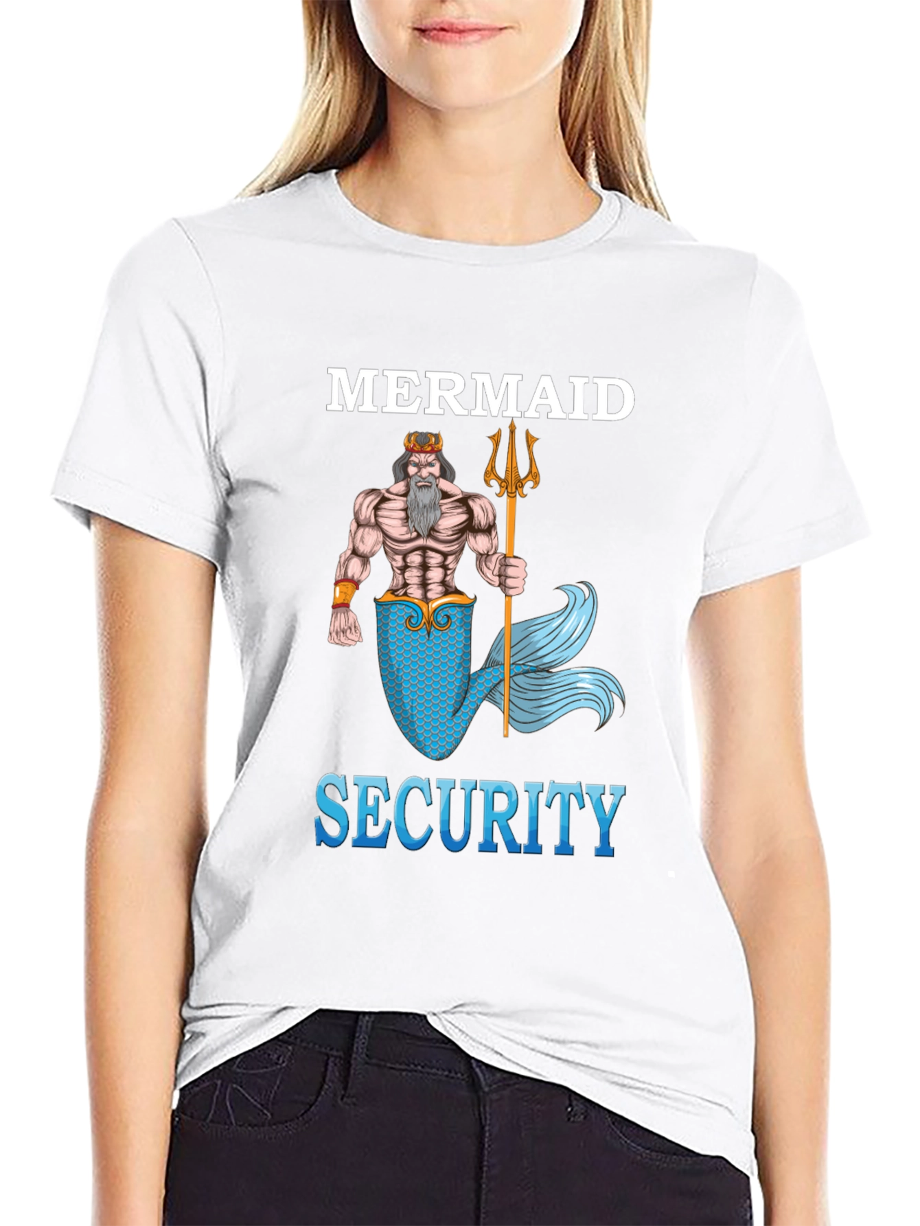 Mermaid Security Graphic Tee - 9