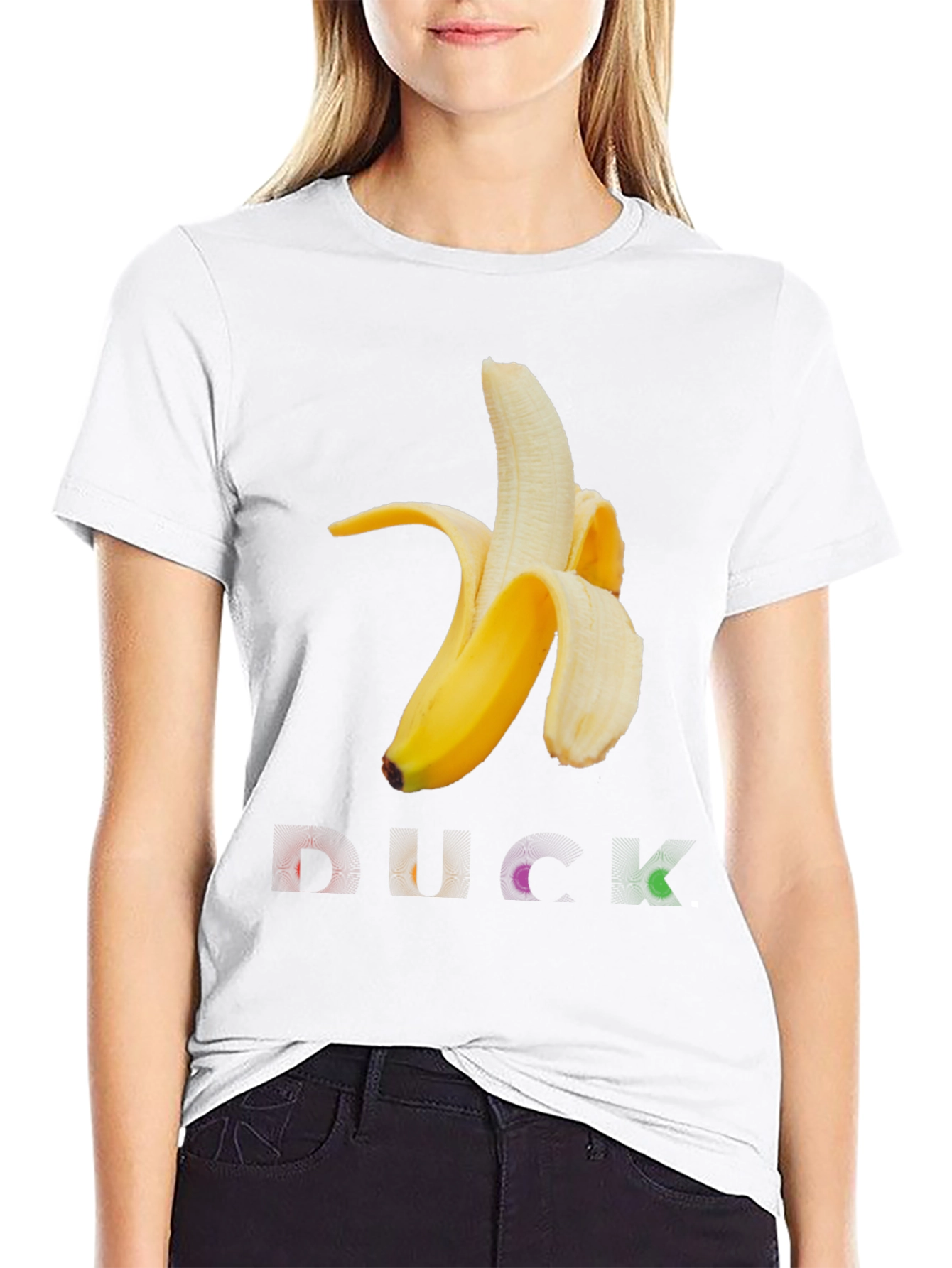 Black Banana DUCK Graphic Print T-Shirt view 9