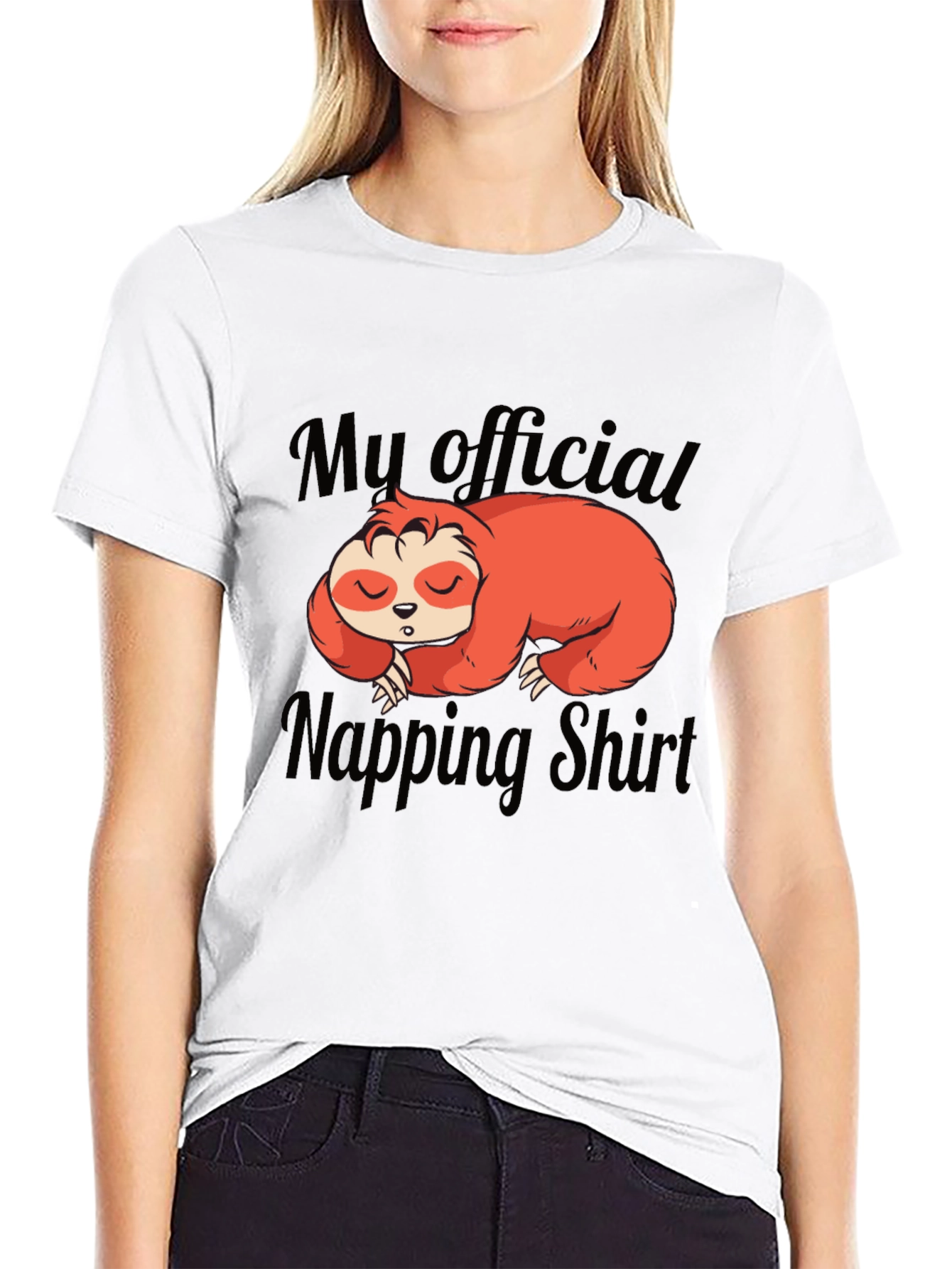 My Official Napping Shirt Sloth Graphic Tee - 9