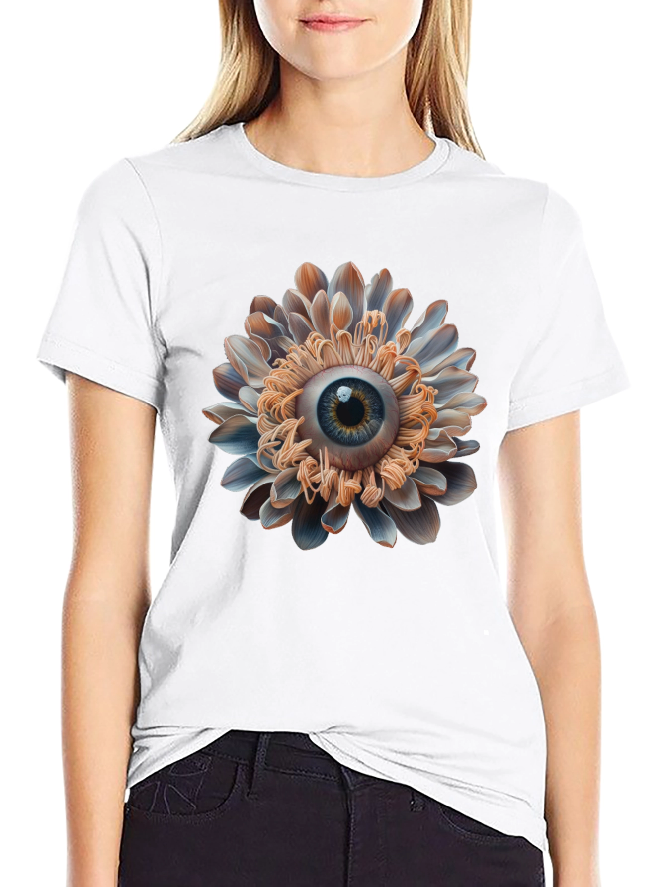 Black Eye See You Black Graphic Tee view 9