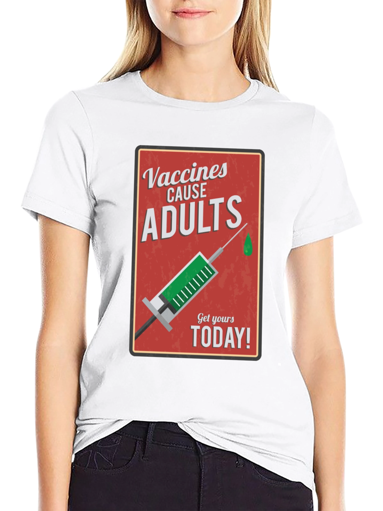 Black Vaccines Cause Adults T-Shirt view 9