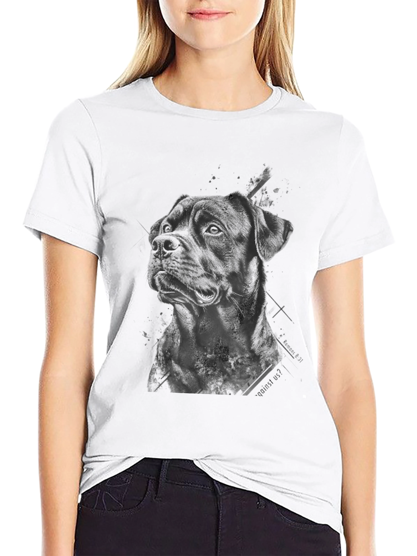 Black Dog Graphic T-Shirt - Black view 9
