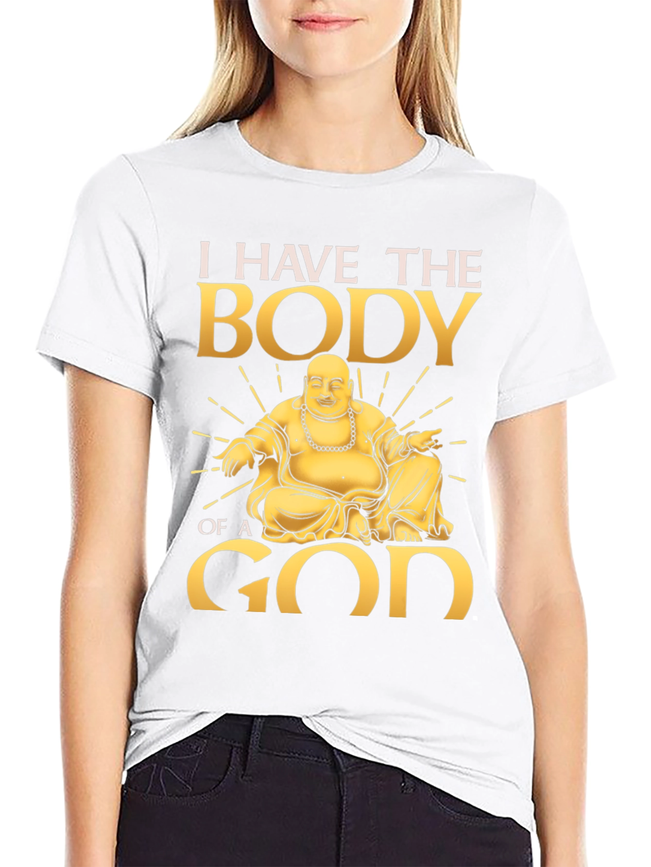 Body of a God Buddha Graphic T-Shirt - 9