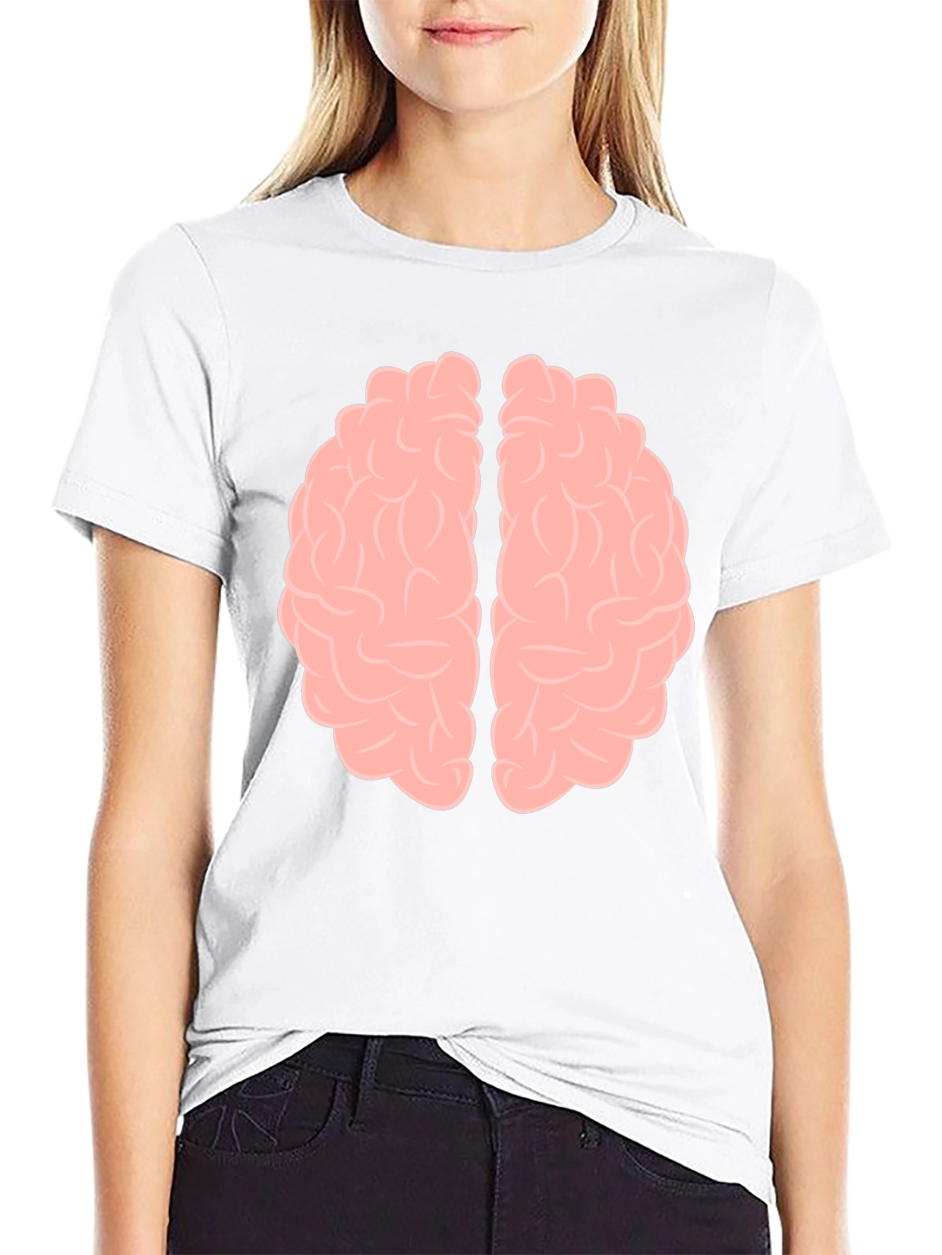 Black Brain Graphic T-Shirt - Smart and Stylish! view 9