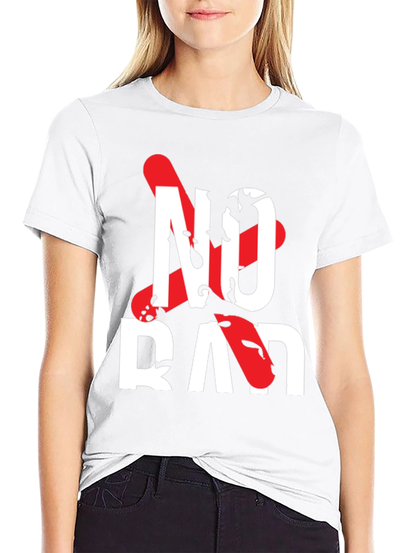 Black No Rad T-Shirt - Bold Graphic Tee view 9