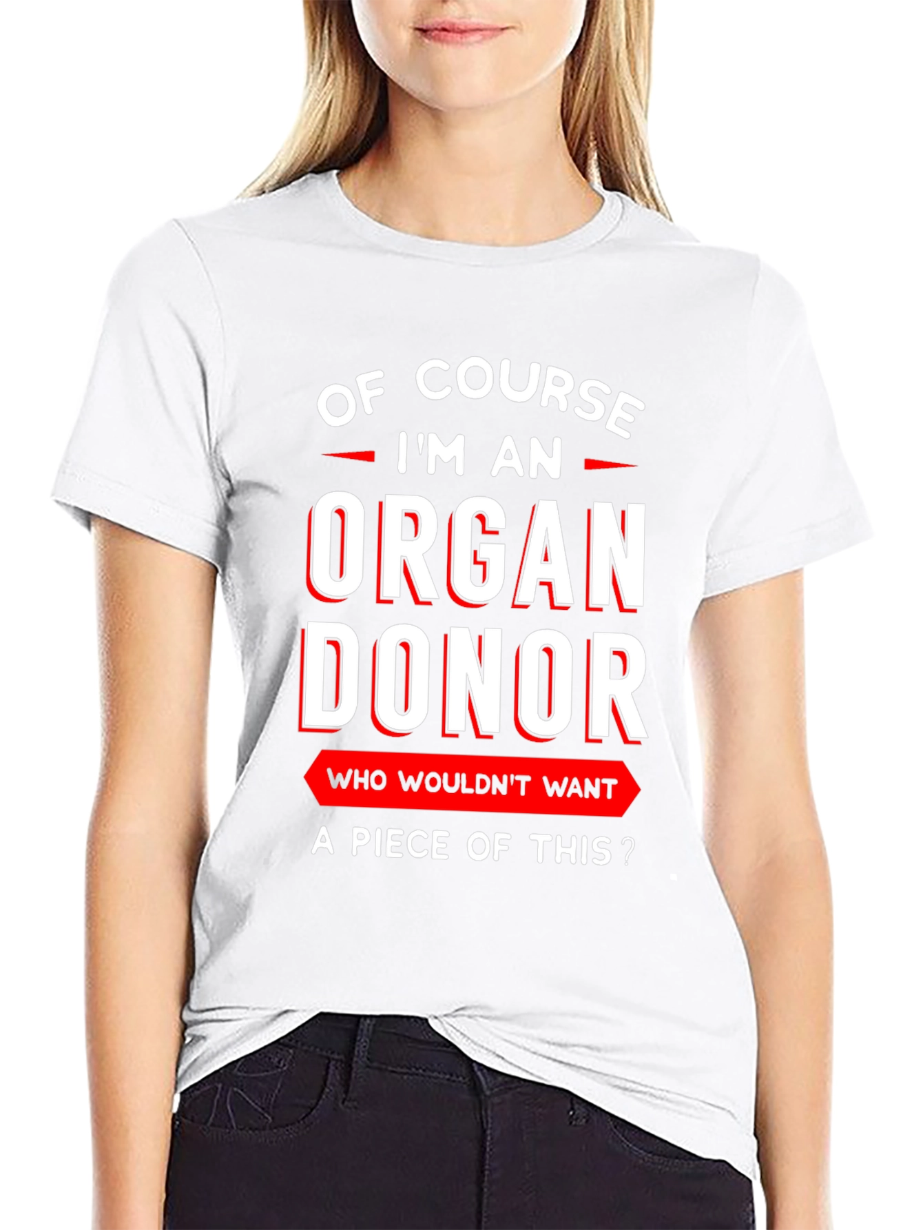 Black Organ Donor T-Shirt: Funny Graphic Tee view 9