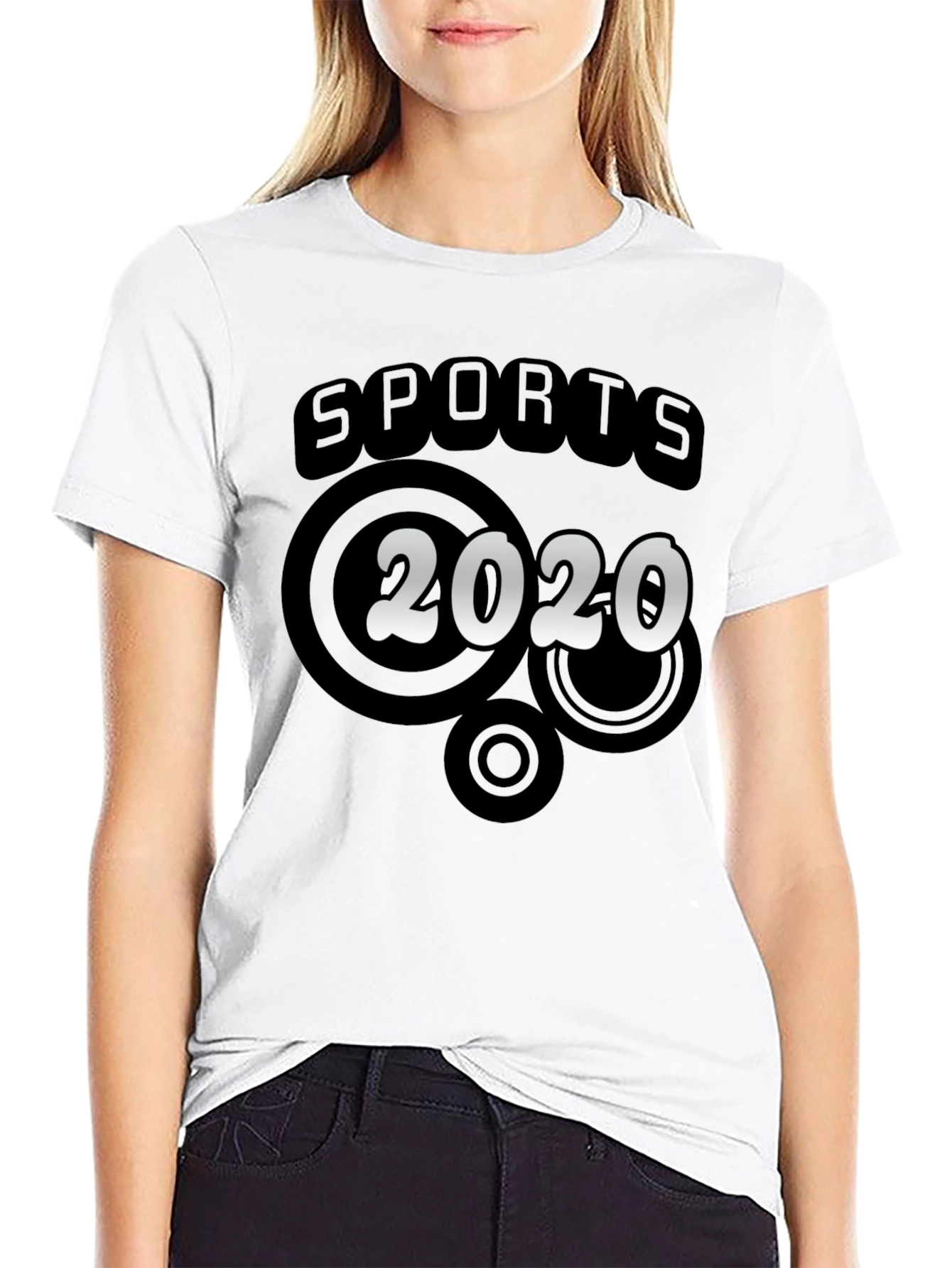 Black Sports 2020 Graphic T-Shirt view 9