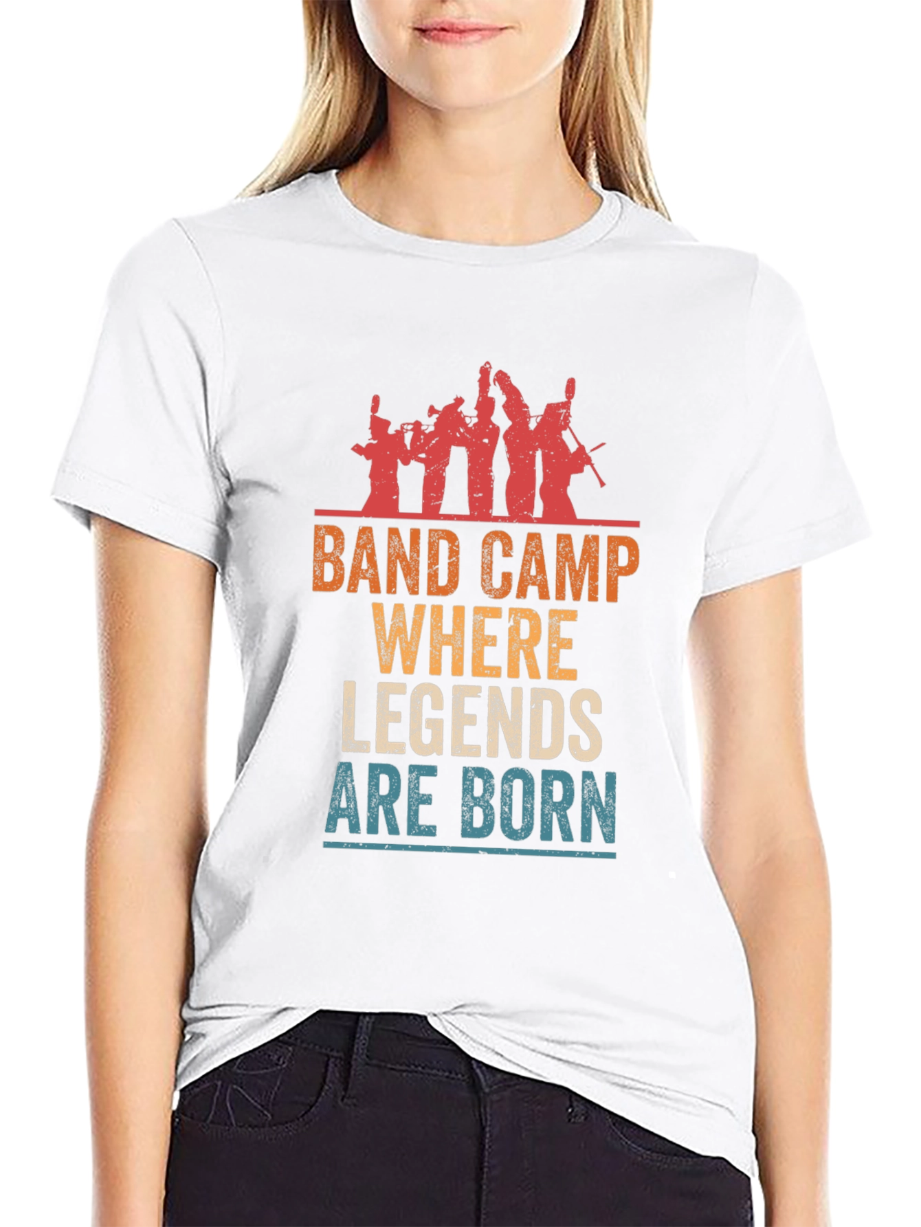 Black Band Camp Legends T-Shirt - Music Tee view 9