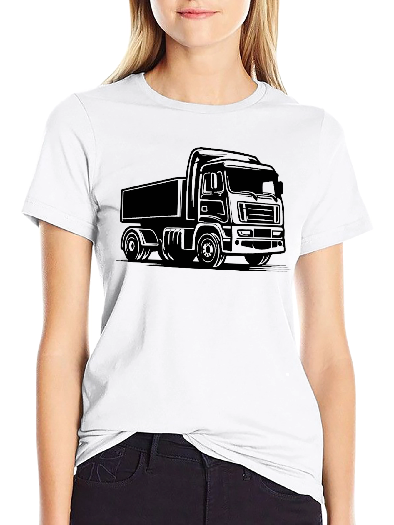 Black Truck Graphic T-Shirt view 9