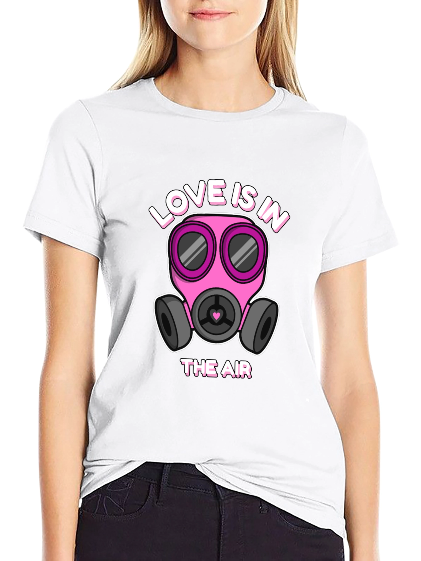 Black Love is in the Air Graphic T-Shirt view 9