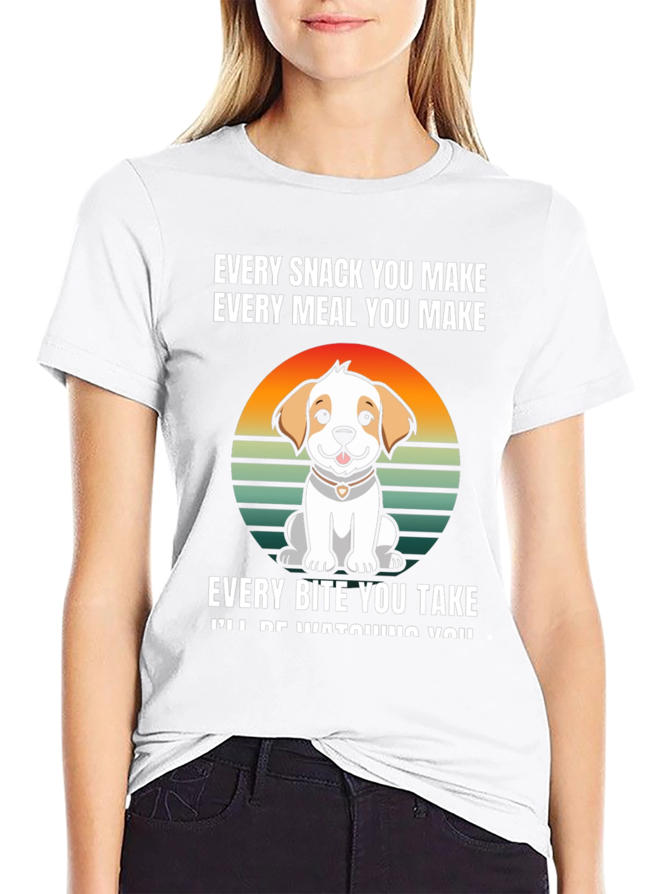 Black Dog Lover T-Shirt - Every Snack You Make view 9
