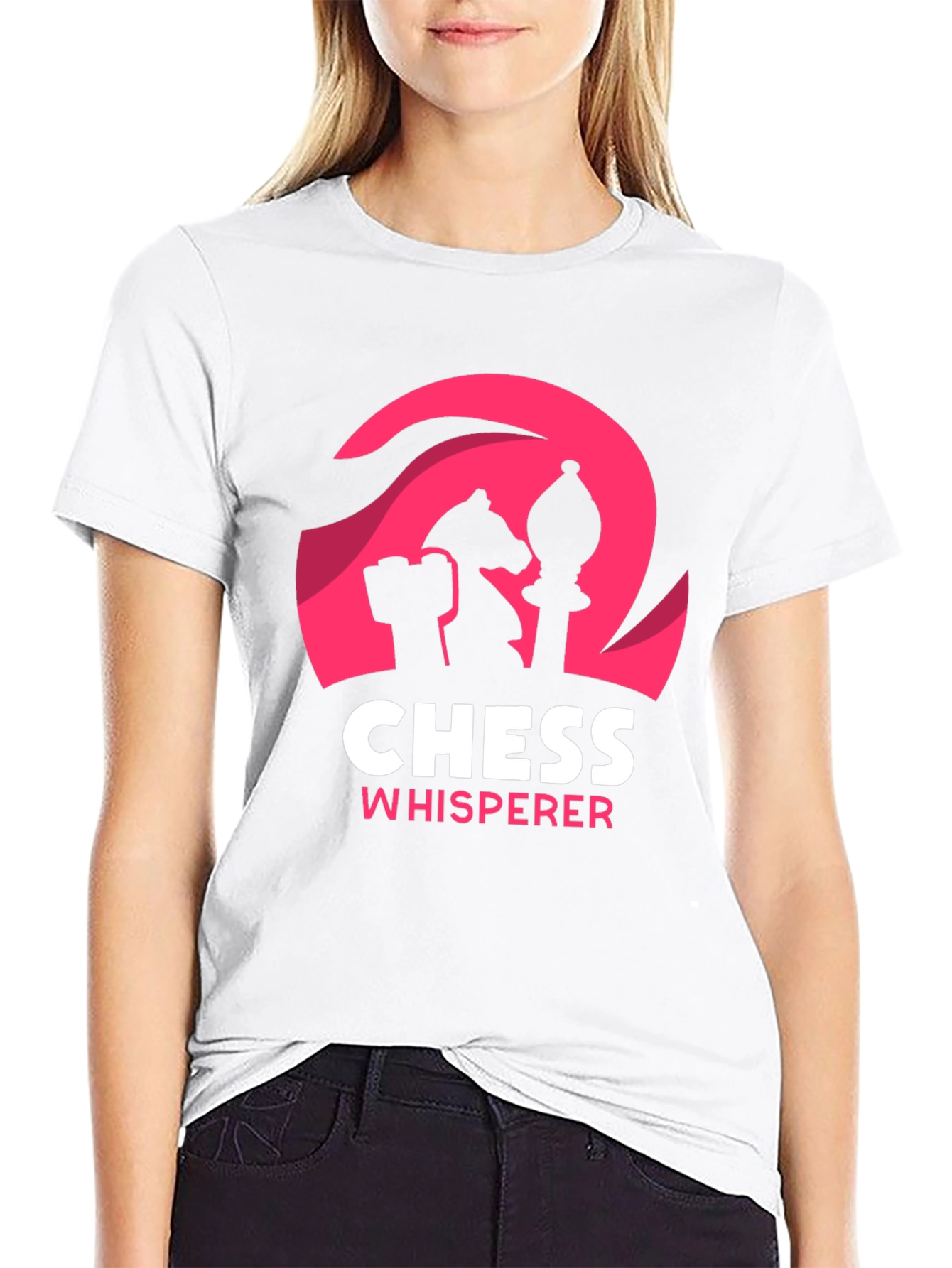 Black Chess Whisperer Black T-Shirt view 9