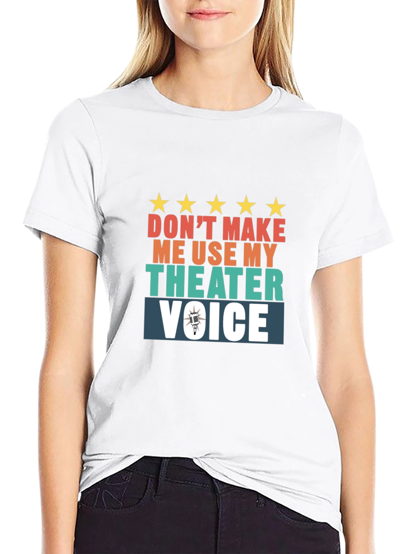 Black Theater Voice Graphic Tee view 9