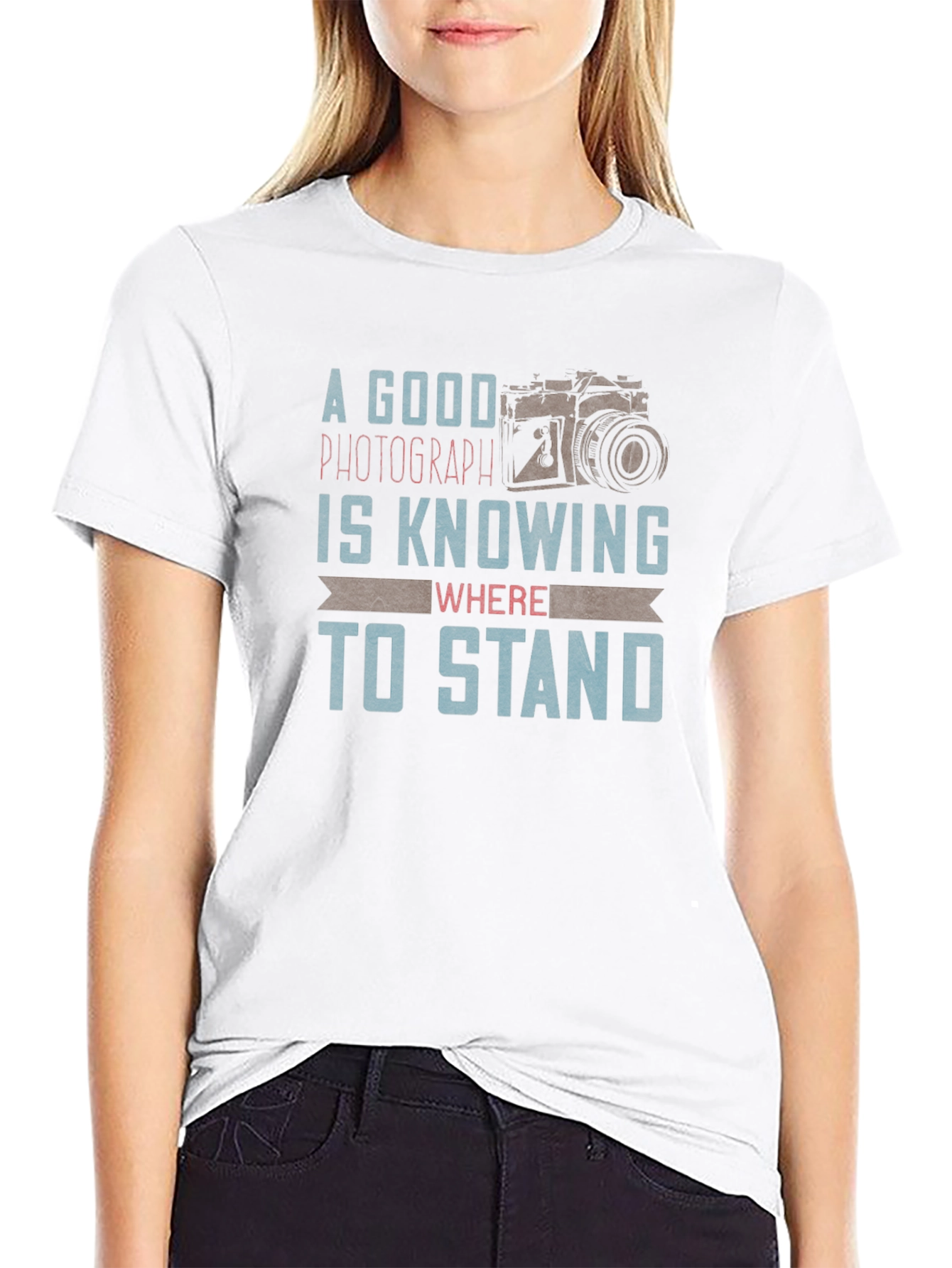 Black Photographer T-Shirt: Know Where to Stand! view 9