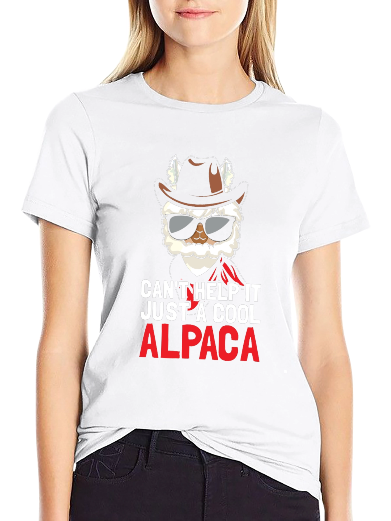 Black Cool Alpaca T-Shirt view 9