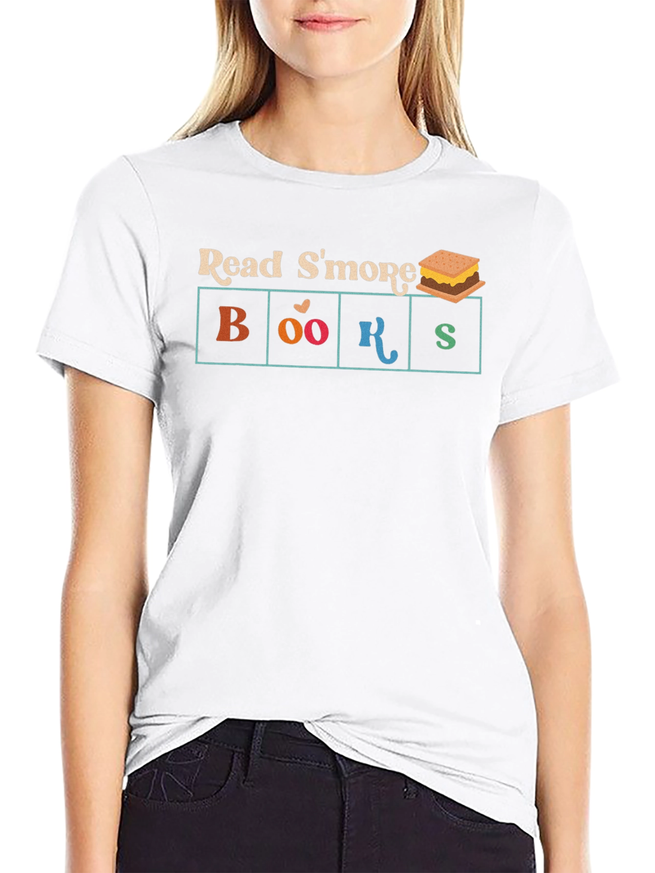 Black Read S'more Books Graphic T-Shirt view 9