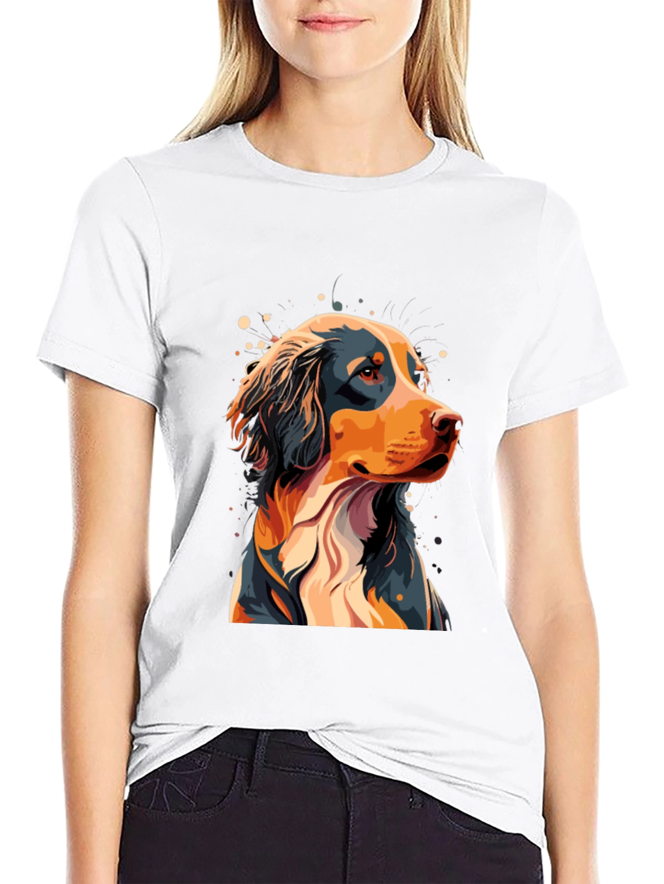 Black Dog Graphic Tee - Black T-Shirt view 9
