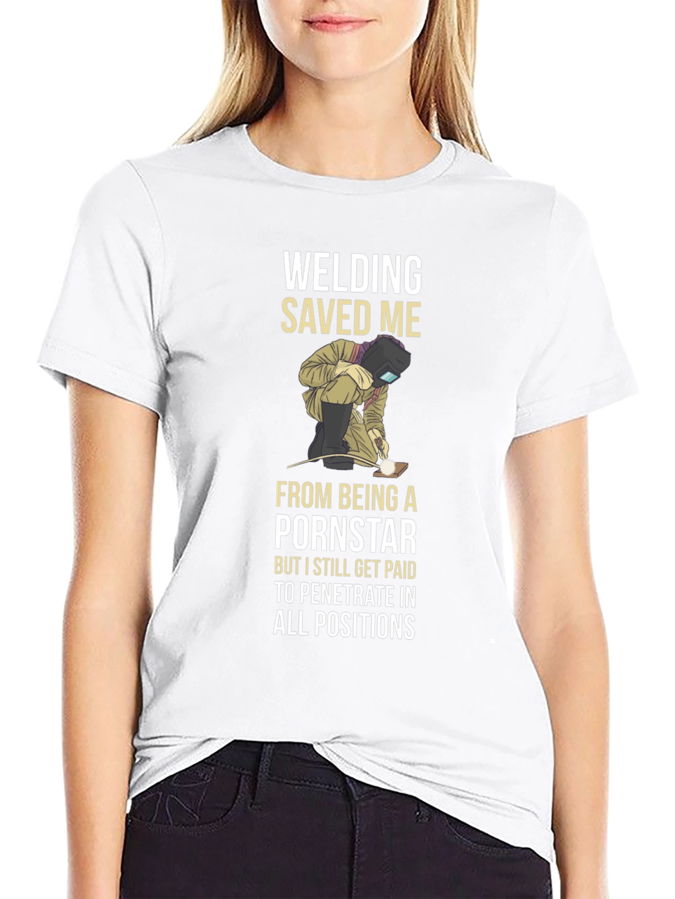Welding Saved Me T-Shirt Funny Welder Tee - 9