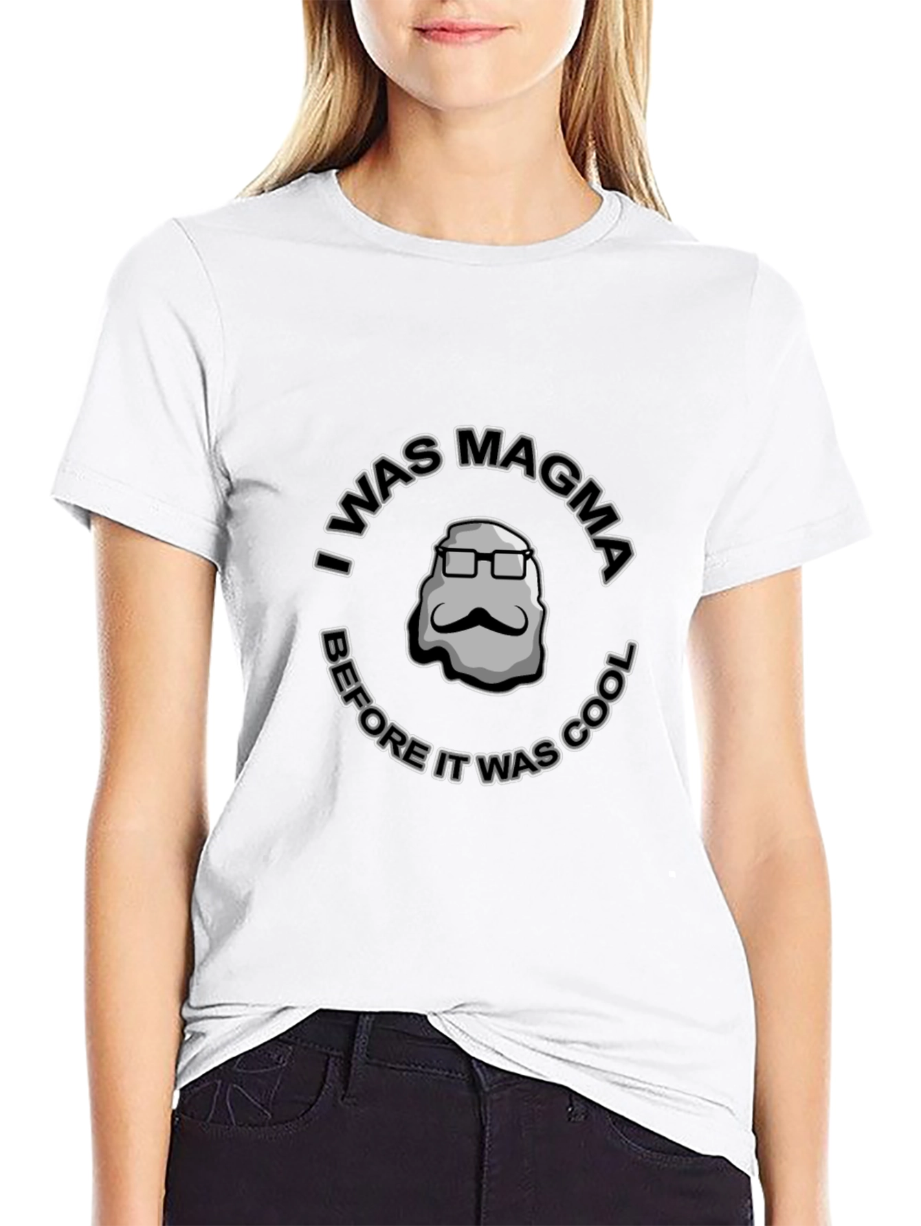 Black I Was Magma Before It Was Cool T-Shirt view 9