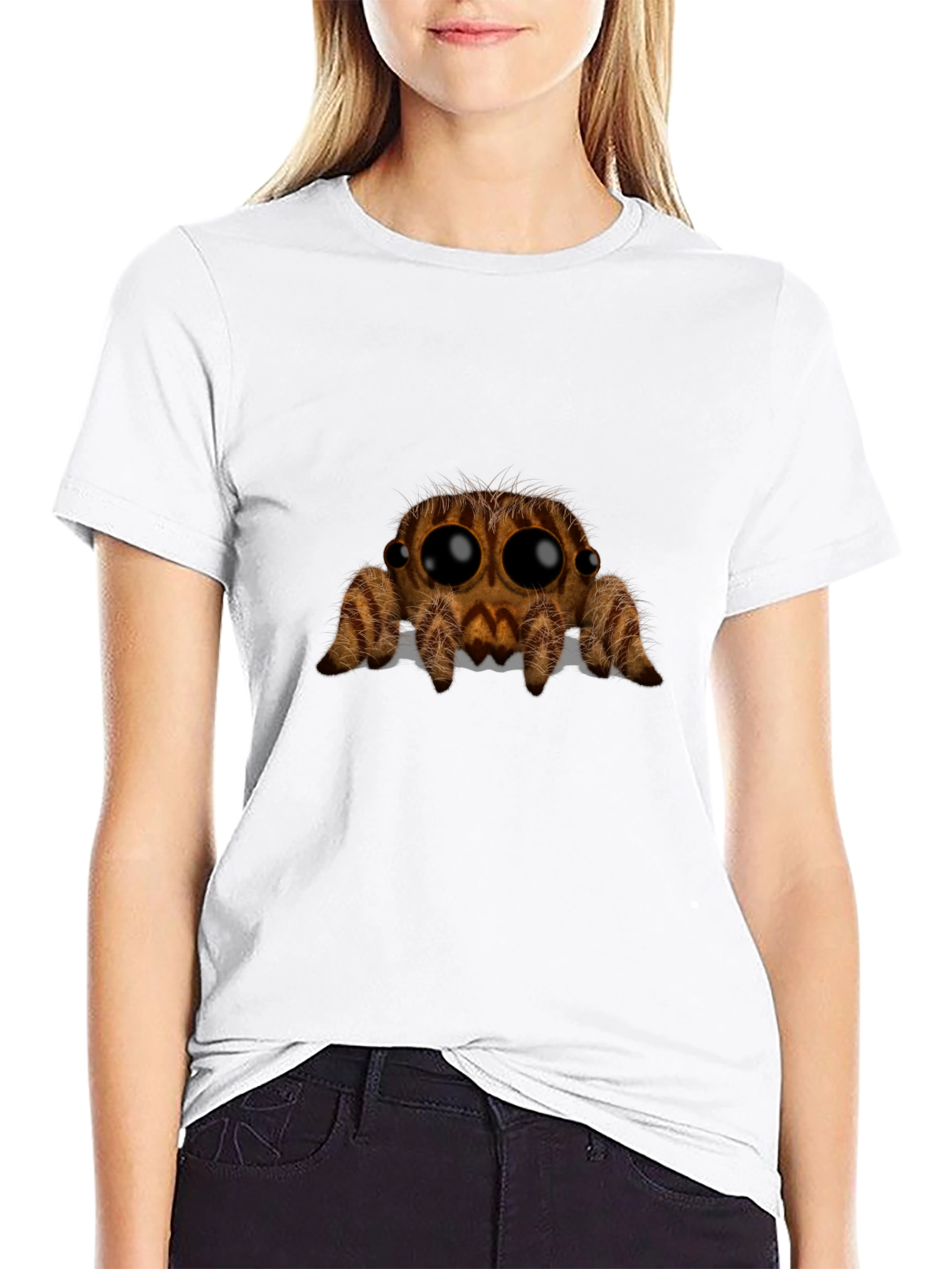 Black Spider Graphic Tee - Creepy Cute T-Shirt view 9