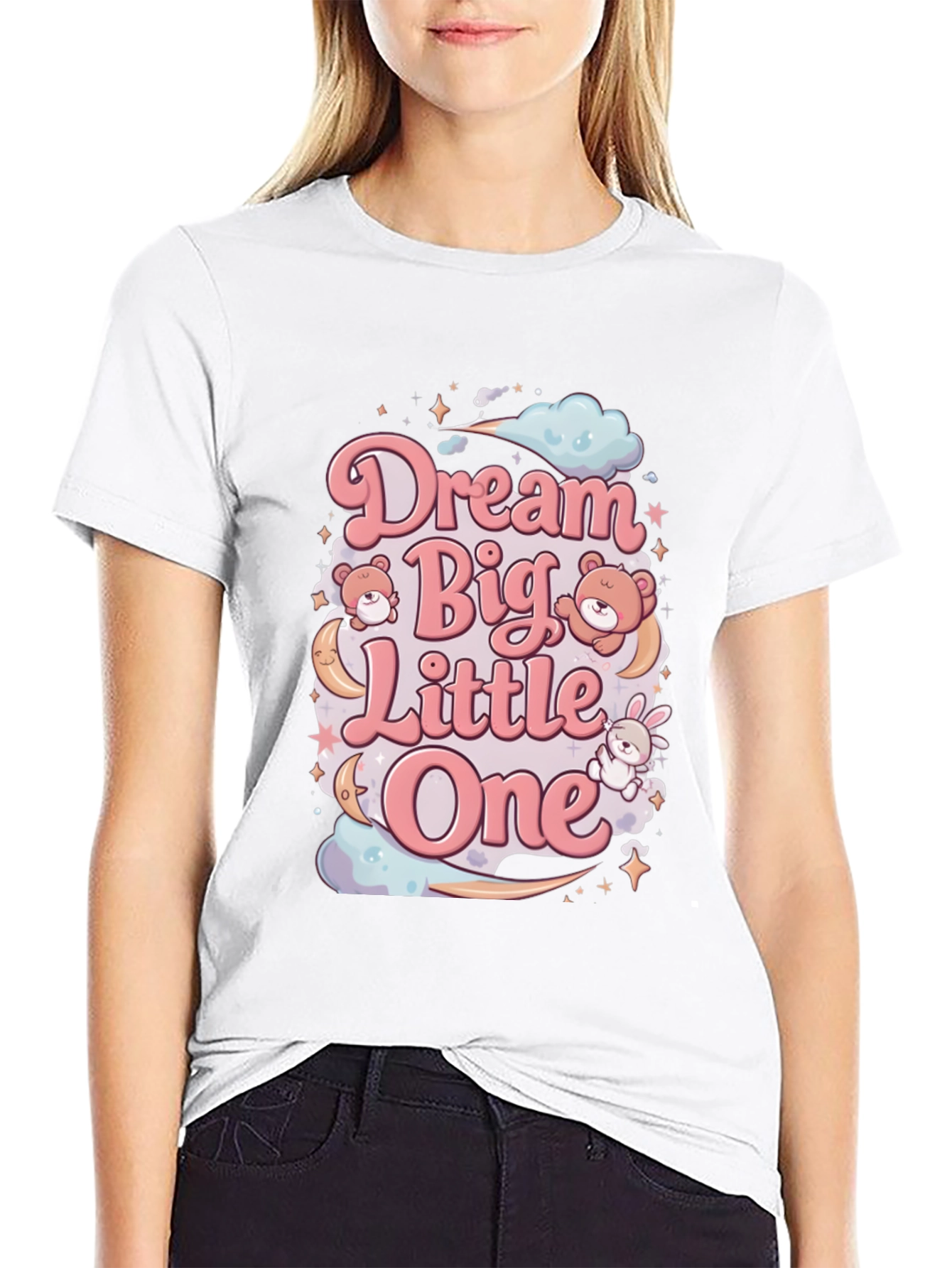 Black Dream Big Little One Graphic Tee view 9