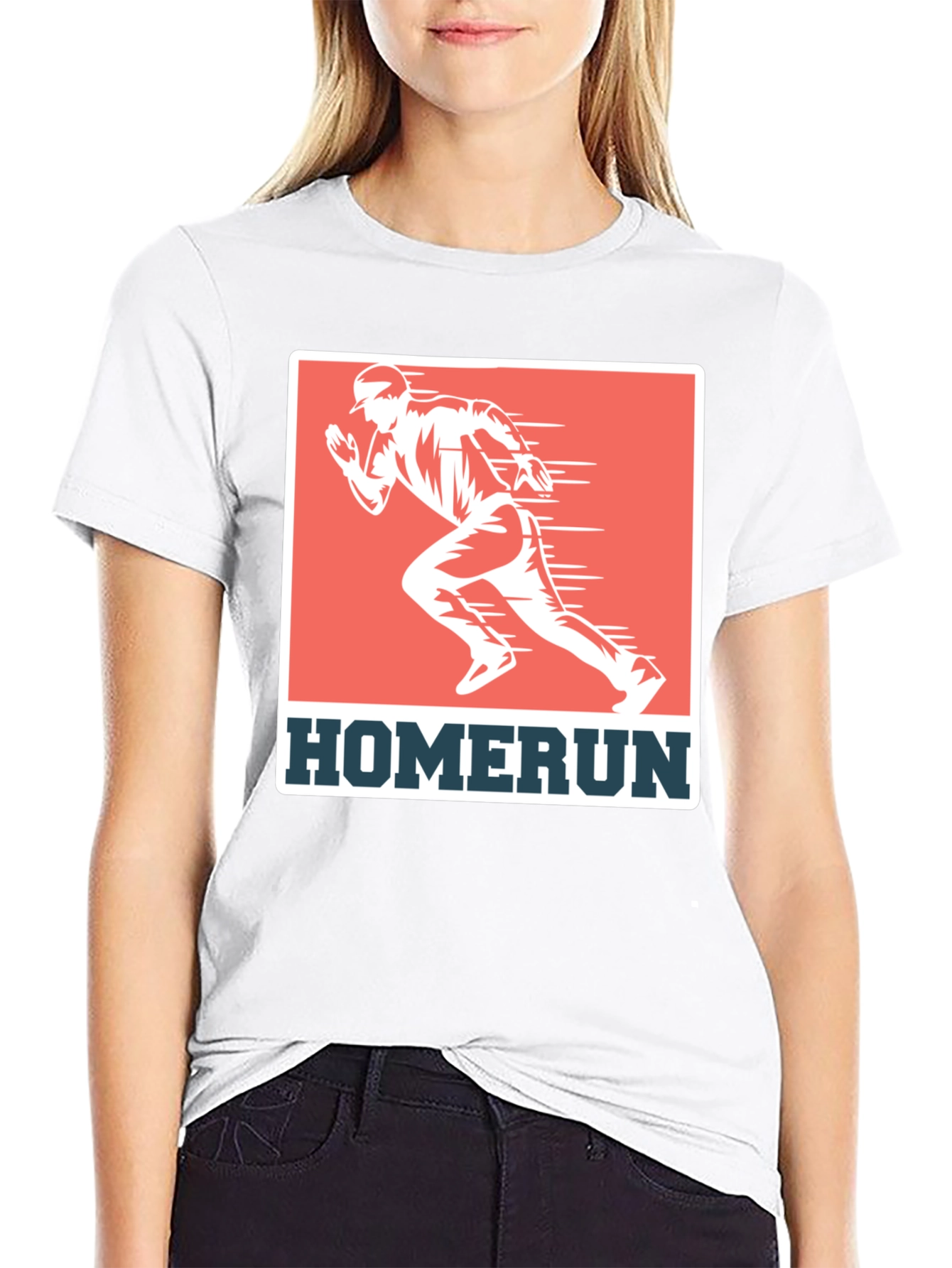 Black Homerun Baseball Graphic Tee view 9